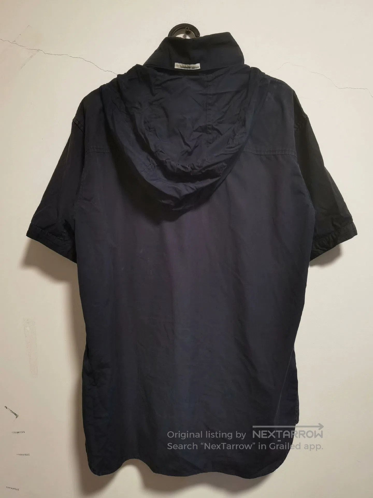 Number (N)ine vintage number nine short sleeve hooded shirt. Size US L / EU 52-54 / 3 - 2 Thumbnail