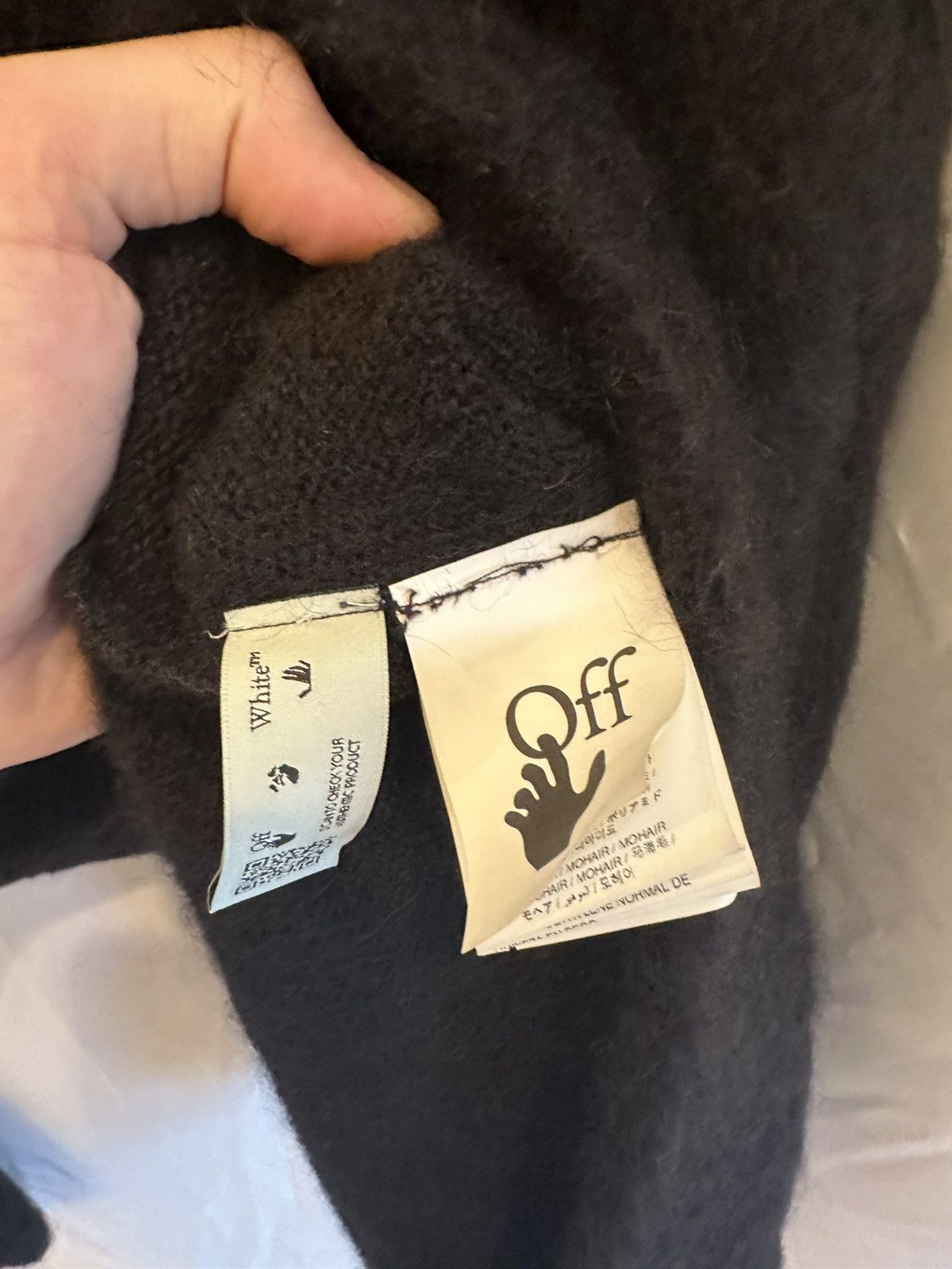 Off-White Off white black sweater Size US L / EU 52-54 / 3 - 8 Thumbnail