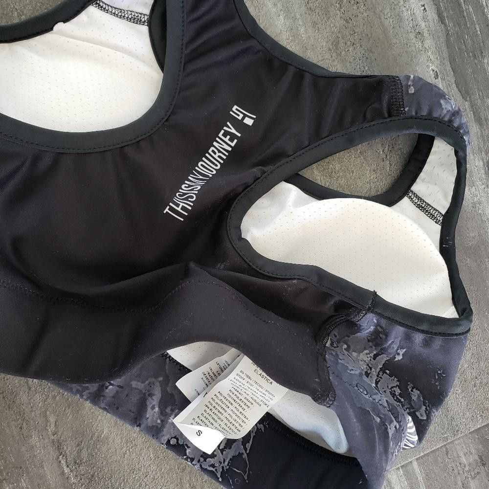 Designer Slate | Shaun T | This Is My Journey Sport Bra Size ONE SIZE - 4 Thumbnail