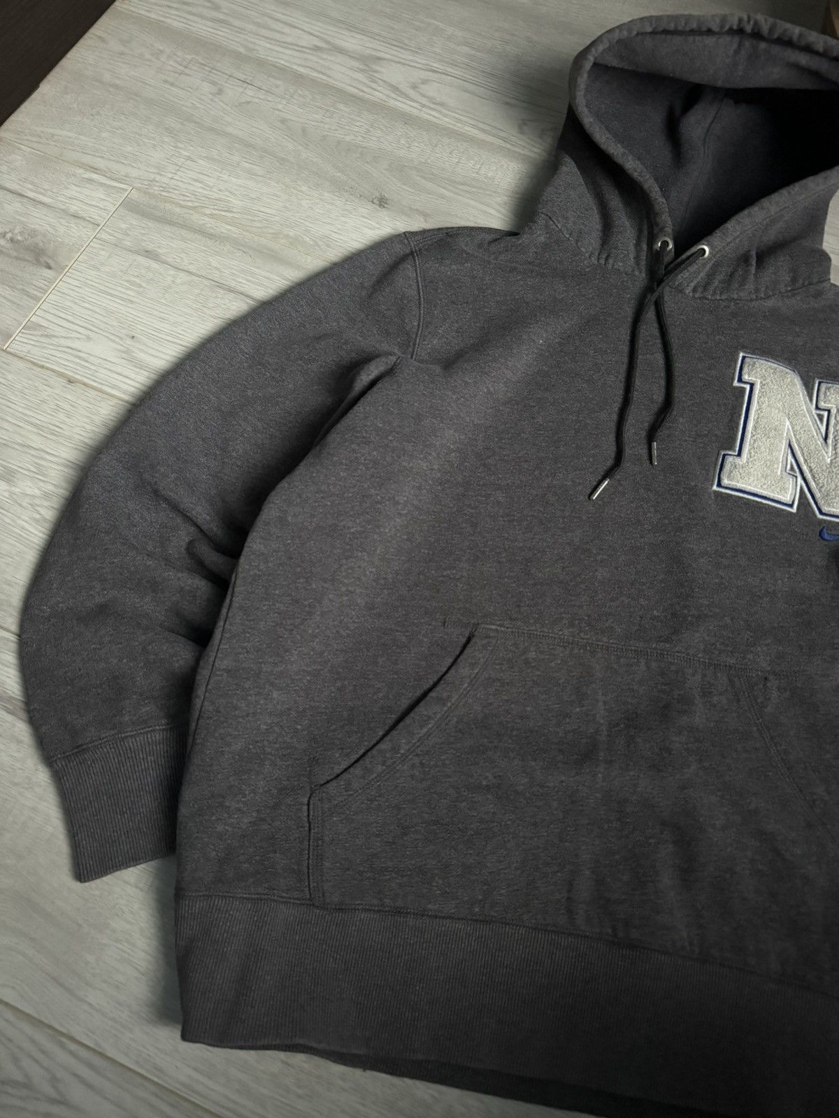 Nike × Vintage Vintage Nike Hoodie fleece teddy logo Size US M / EU 48-50 / 2 - 3 Thumbnail