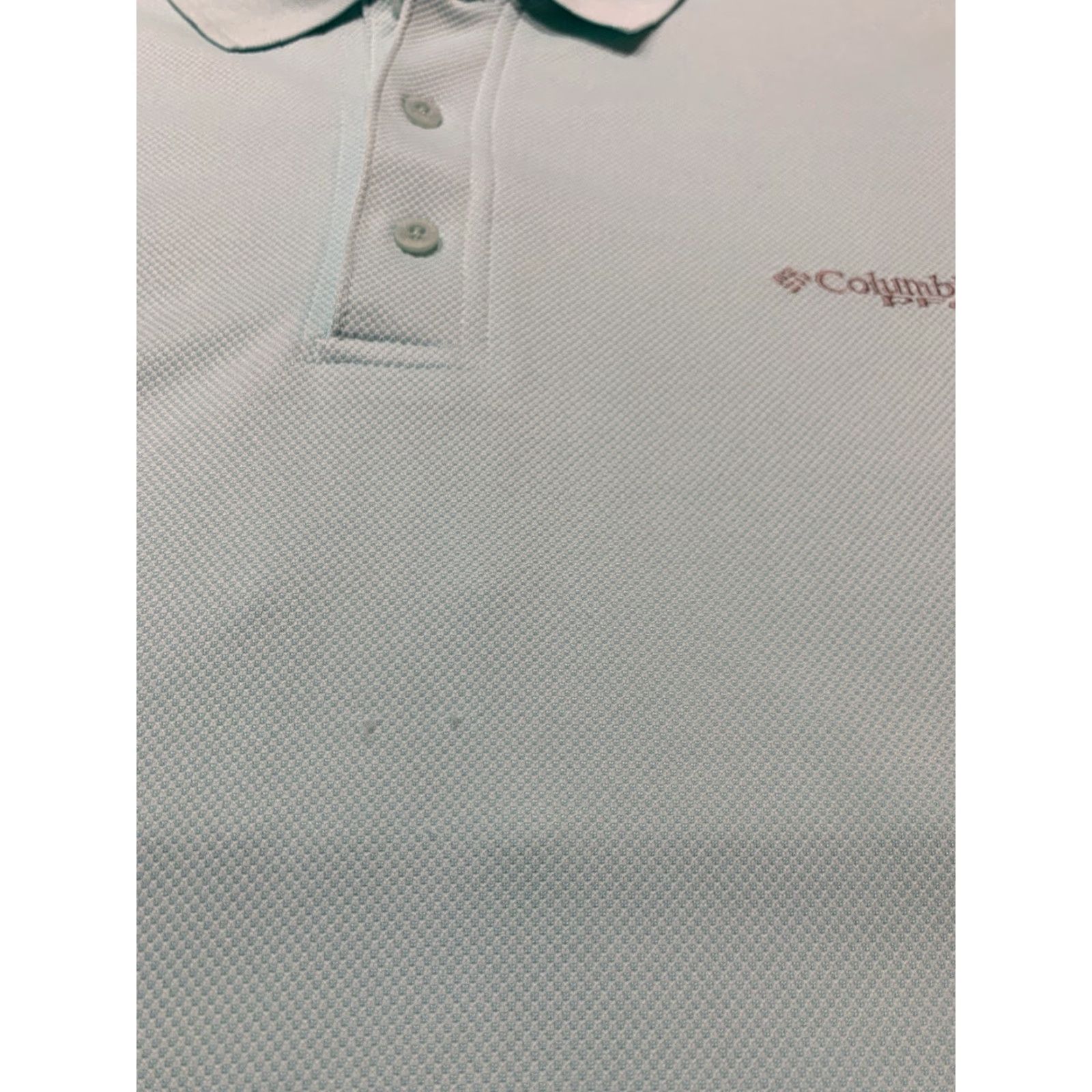 Vintage Columbia PFG Polo Shirt Mens 2XL Aqua Green 100% Polyester Short Sleeve Collared Size US XXL / EU 58 / 5 - 7 Thumbnail