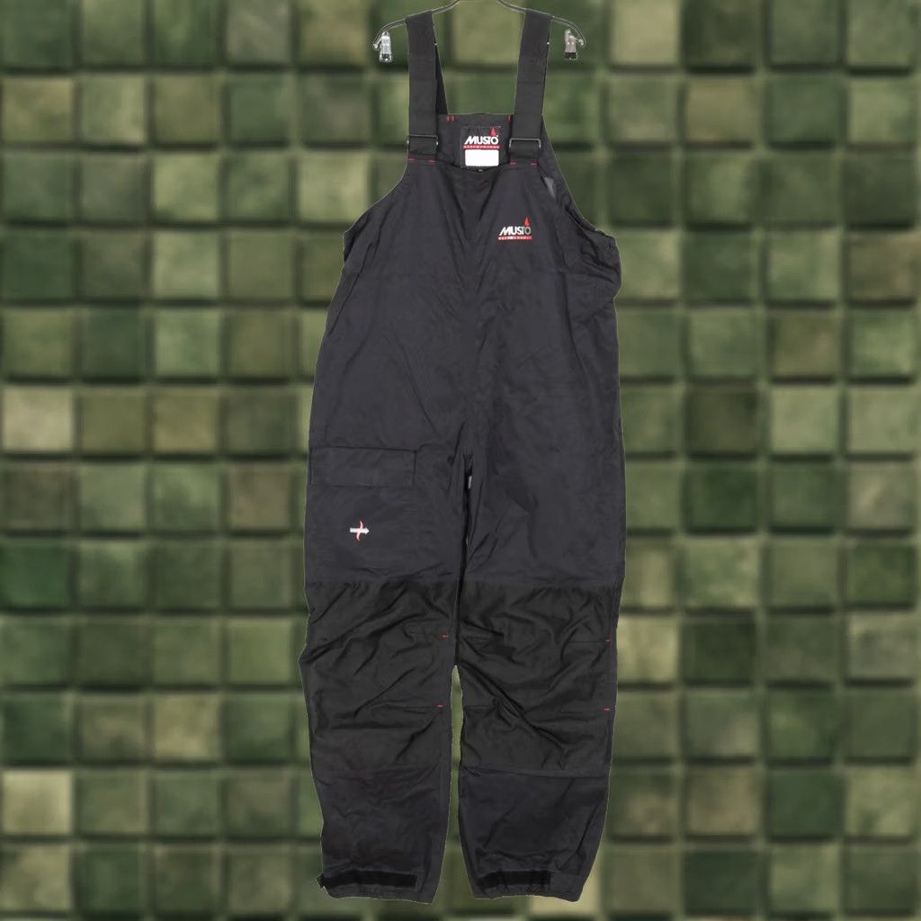 Musto MUSTO PERFORMANCE Sailing Trousers Men XXL Black Salopettes Yachting Waterproof Breathable 36in Inseam Size US 39 - 1 Thumbnail