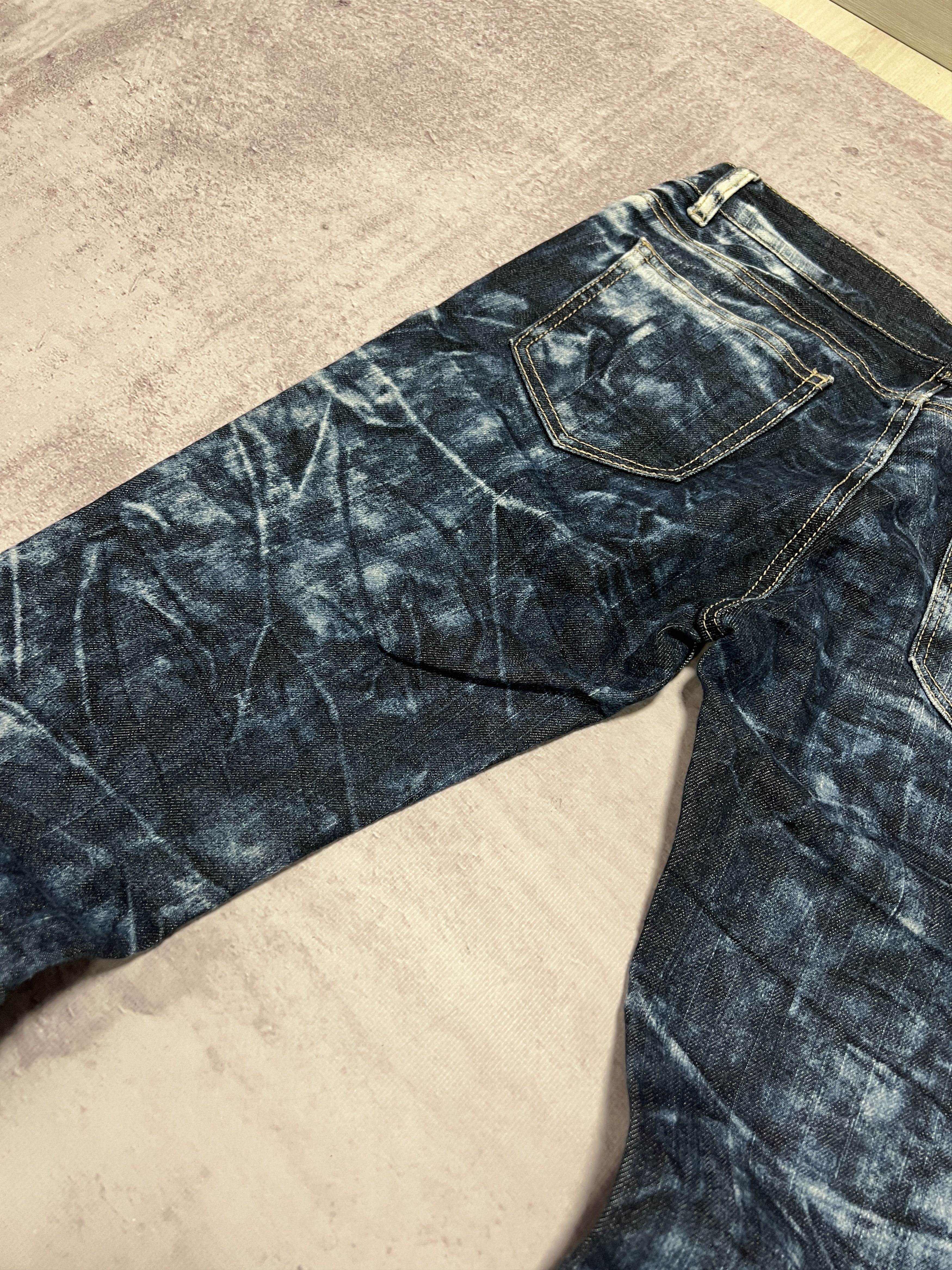 Japanese Brand Vintage 2000s Japanese Washed Denim Jeans Size 30" / US 8 / IT 44 - 9 Thumbnail
