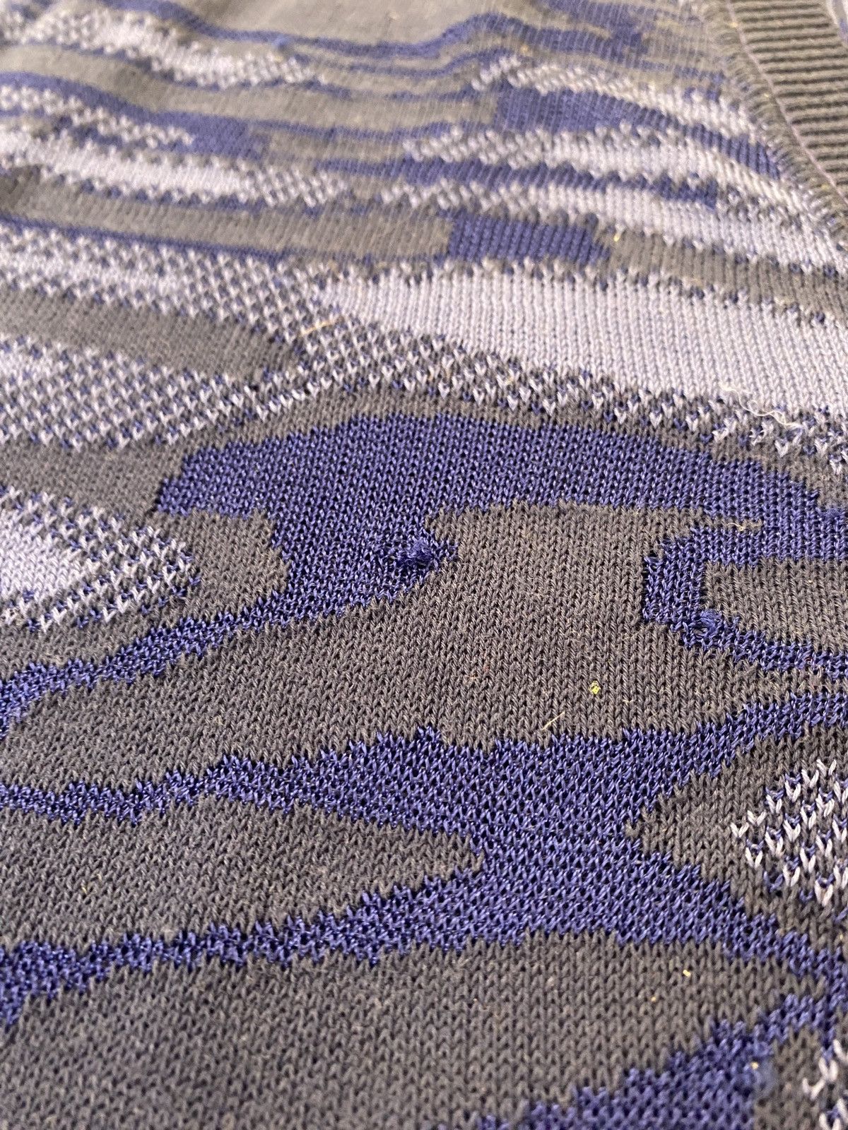 Versace Versace blue camo cardigan - M Size US M / EU 48-50 / 2 - 9 Thumbnail