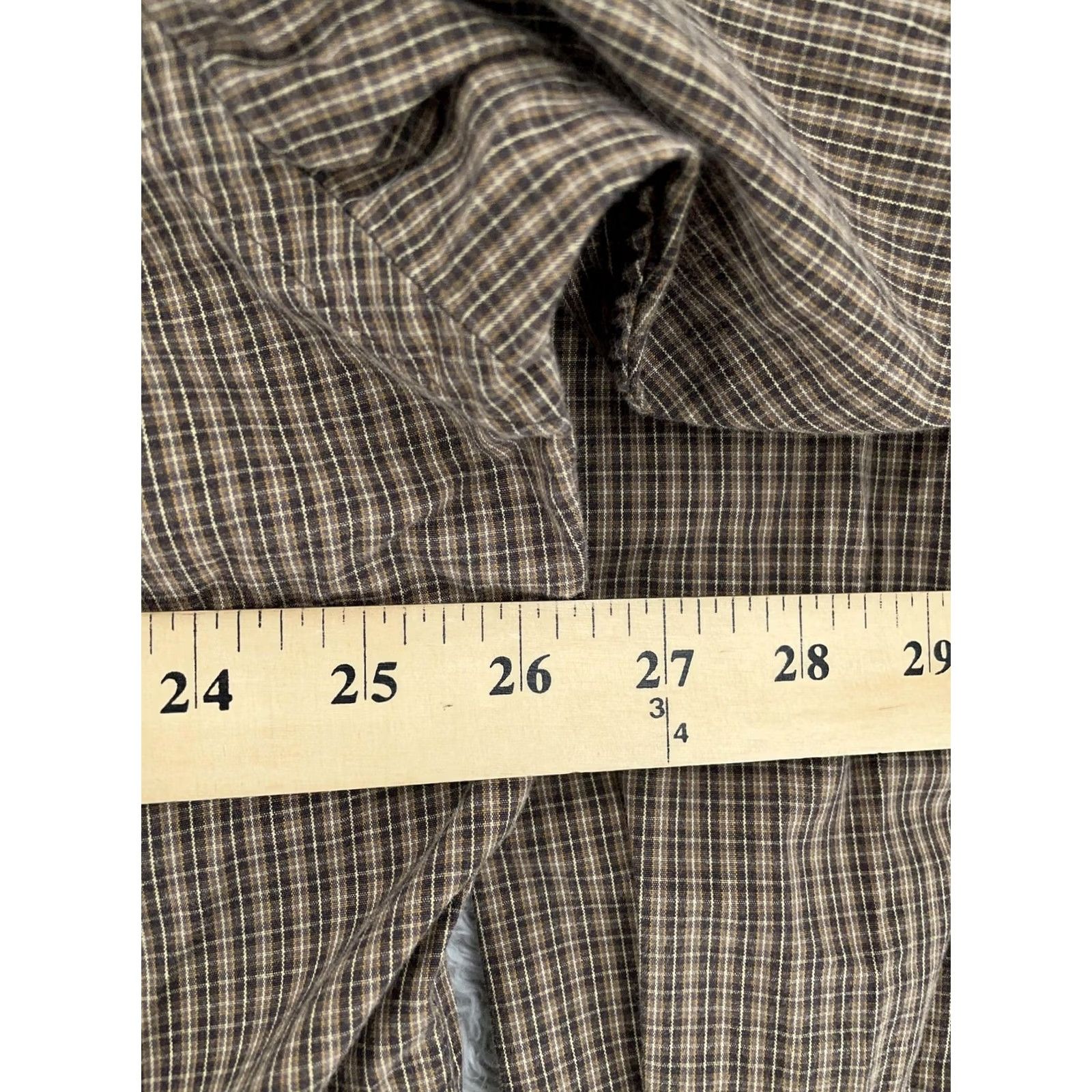 Ralph Lauren Ralph Lauren Shirt Mens Large Brown Plaid Blake Long Sleeve Button-Down Collared Shirt Size US L / EU 52-54 / 3 - 4 Thumbnail