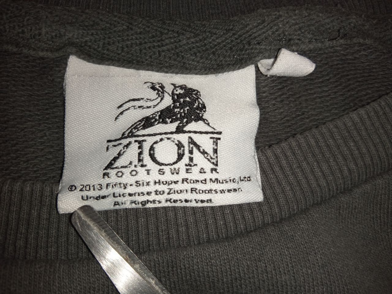 Zion Rootswear Primark Zion Rootswear Bob Marley Unisex Jumper Sweatshirt Size US L / EU 52-54 / 3 - 10 Thumbnail