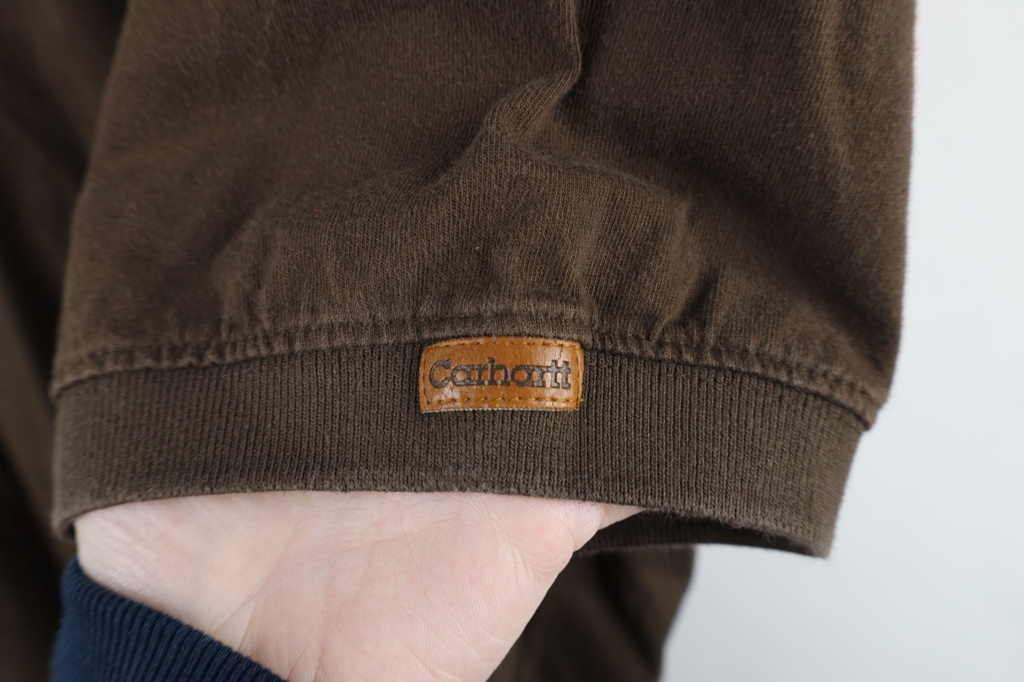 Carhartt × Vintage Vintage 90s Carhartt Spell Short Sleeve Polo Shirt Cotton Size US XXL / EU 58 / 5 - 4 Thumbnail