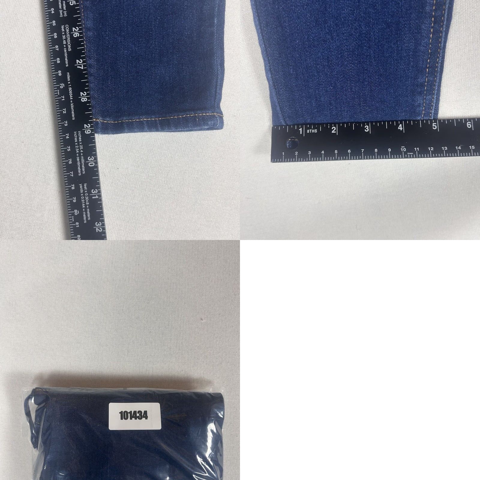 Old Navy Old Navy Jeans Womens Size 6 High Rise Super Skinny Blue Denim 29" Inseam Size 28" / US 6 / IT 42 - 8 Thumbnail