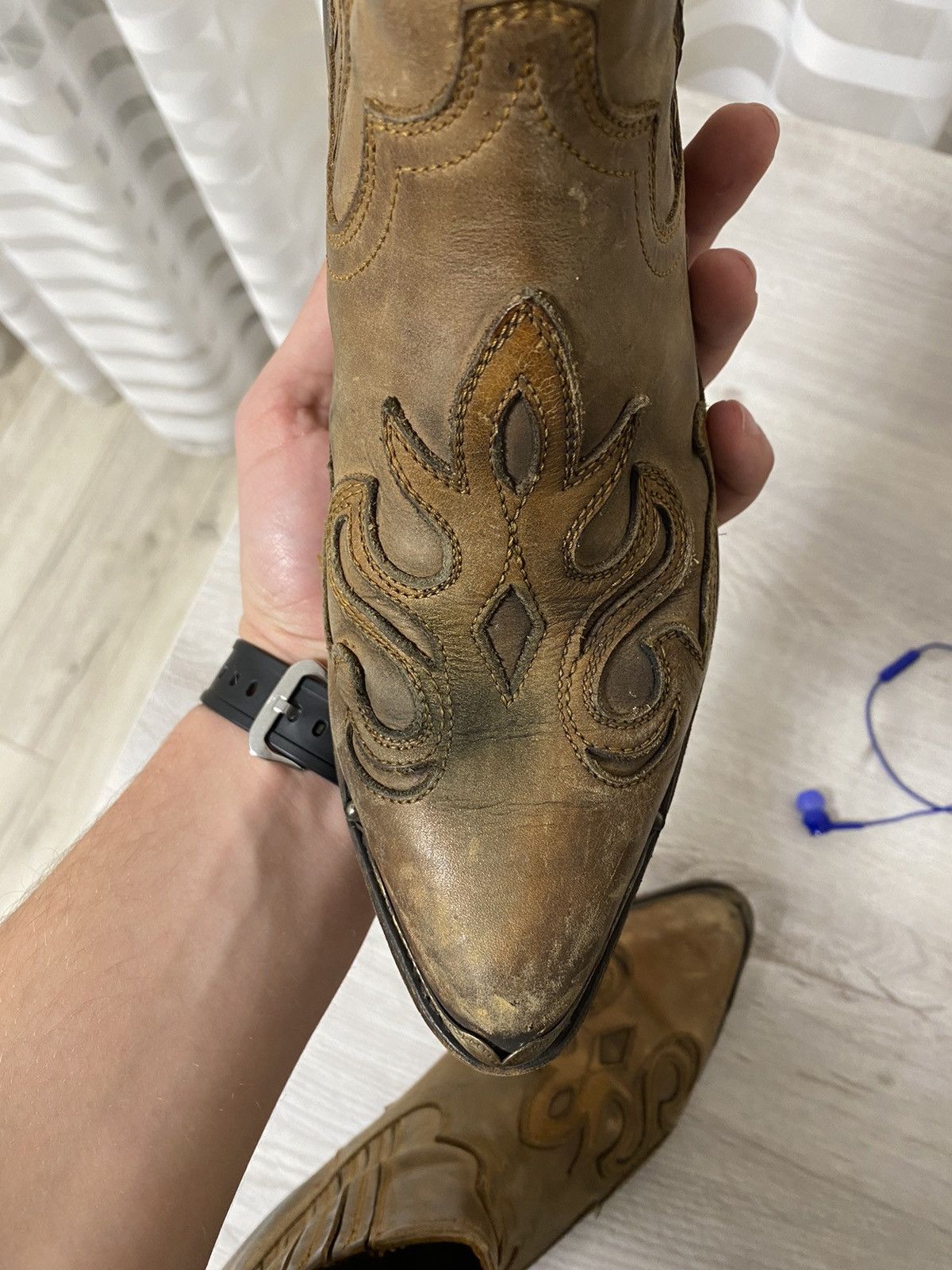 Sendra RPP 300$ Vintage Sendra Japanese Y2K Boots Cowboy AS98 Style Size US 5.5 / EU 38 - 11 Thumbnail