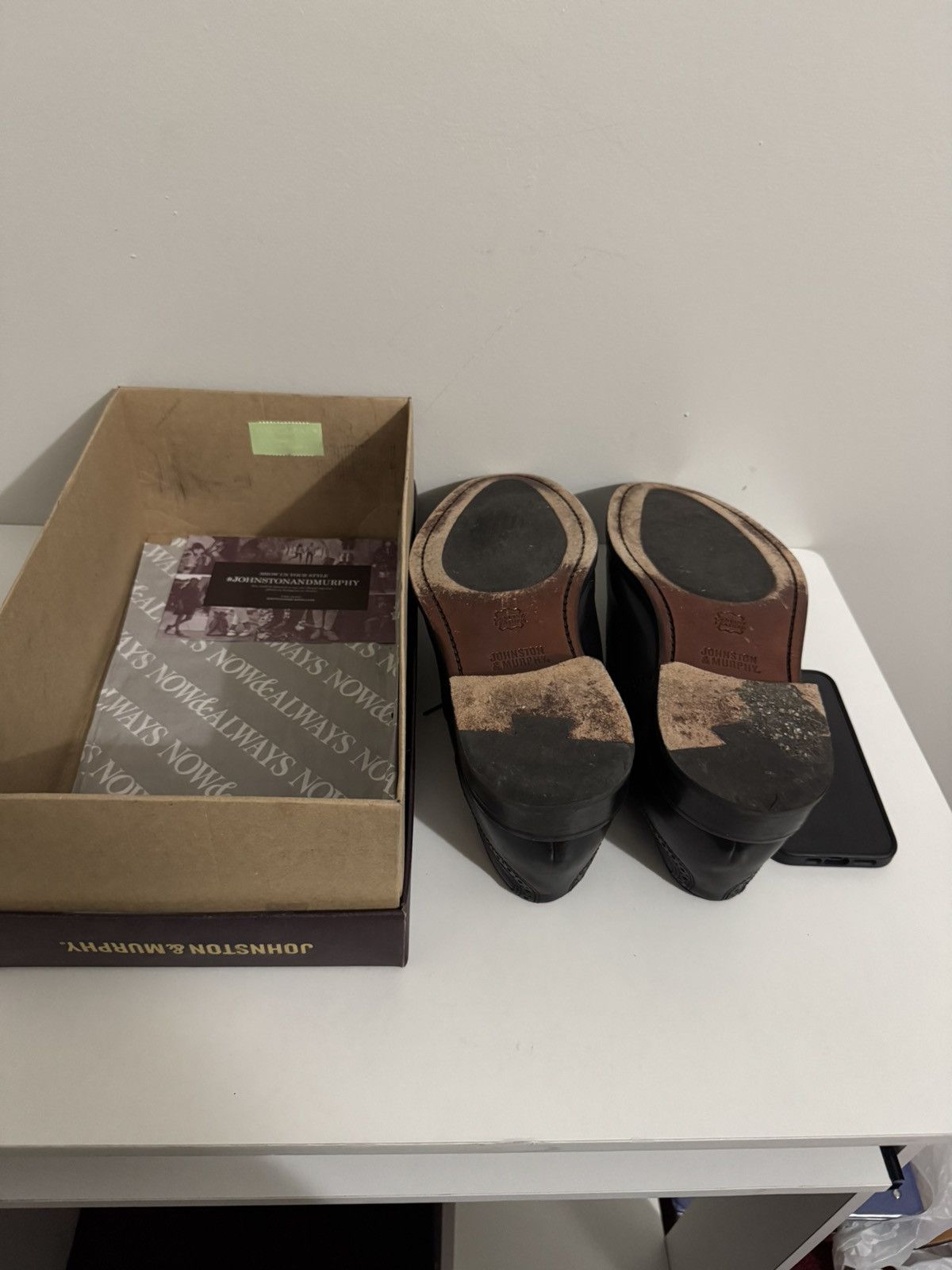 Johnston & Murphy Johnson & Murphy Daley Cap Toe Dress Shoes Size US 13 / EU 46 - 5 Thumbnail