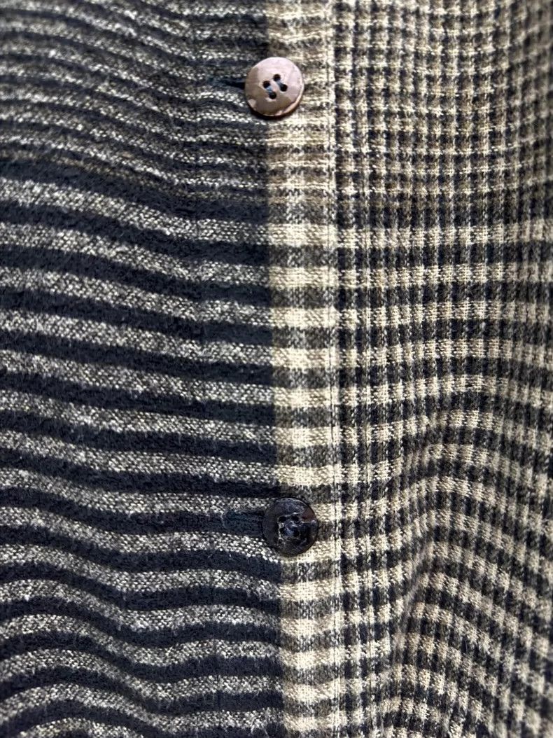 Issey Miyake Issey Miyake size:9 Brown striped checkered top Size S / US 4 / IT 40 - 8 Thumbnail