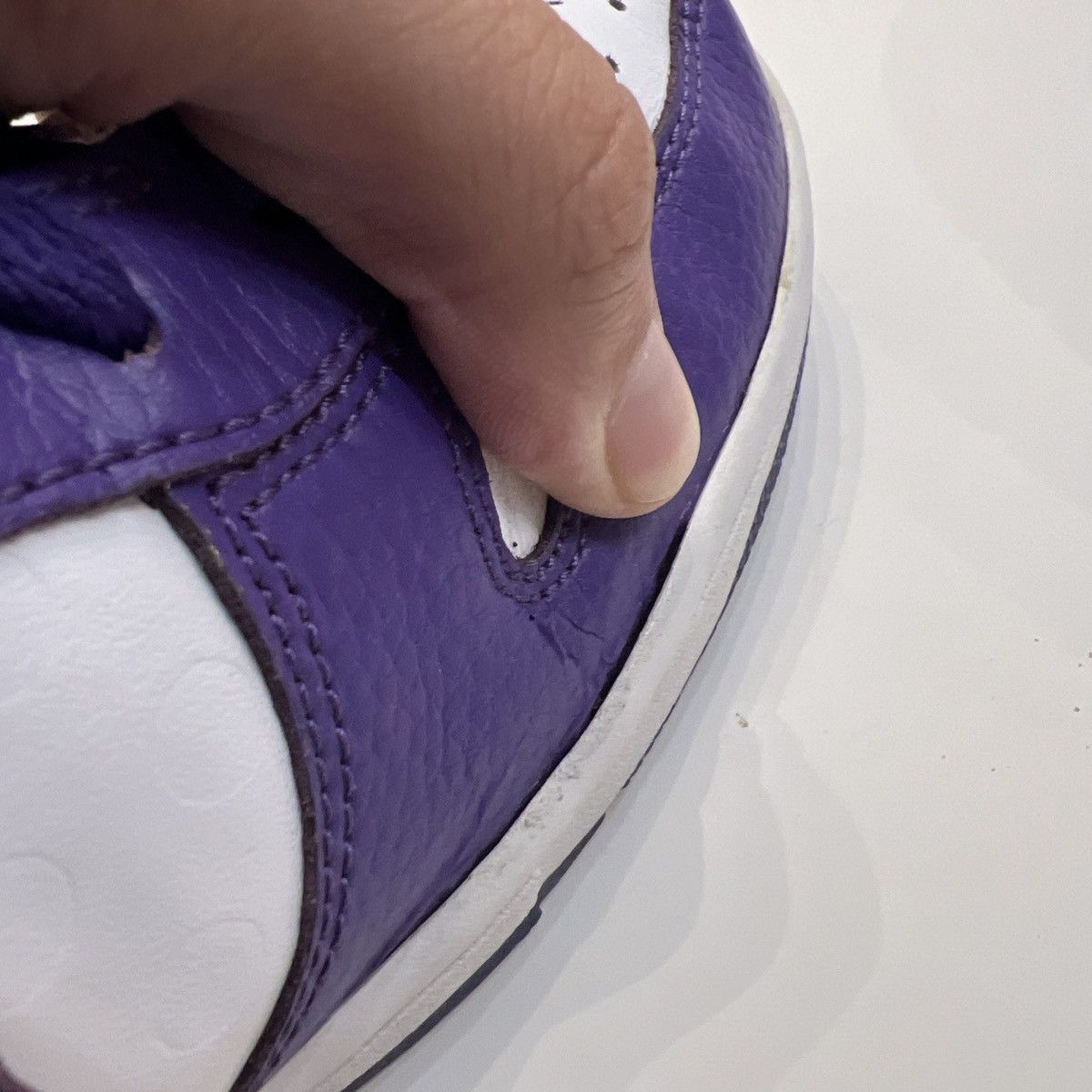Nike × Vintage Nike Dunk High ‘08 BTTYS - Varsity Purple Size US 11 / EU 44 - 9 Thumbnail