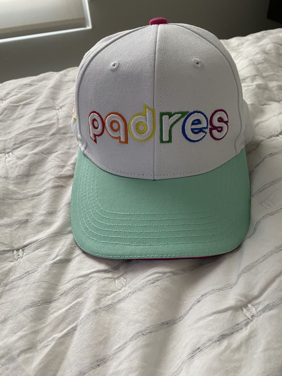 MLB San Diego Padres Out at the Park Pride Hat Brand New Size ONE SIZE - 2 Thumbnail