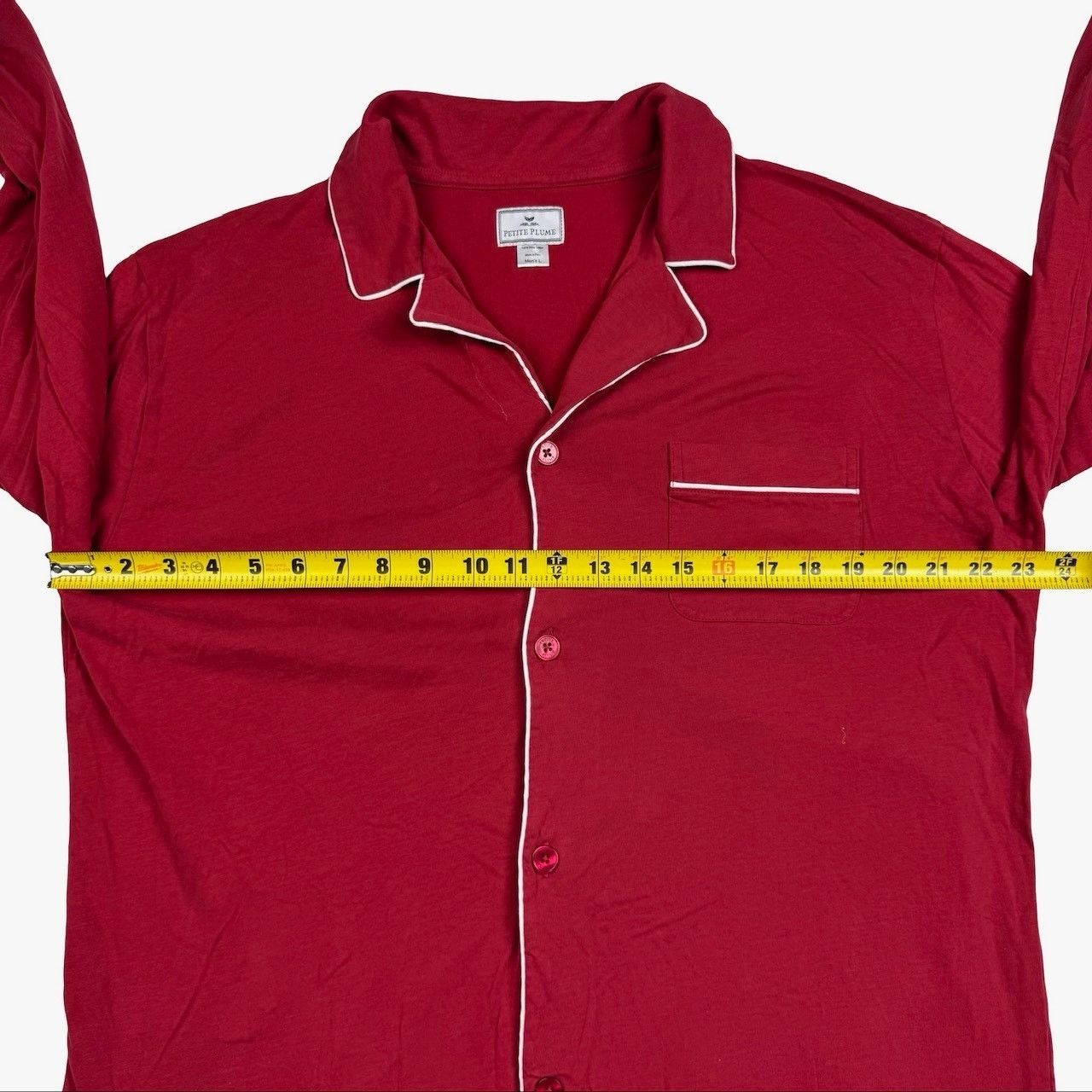 Other Petite Plume Men's Cotton L/S Button Pajama Night Shirt Top Size US L / EU 52-54 / 3 - 5 Thumbnail