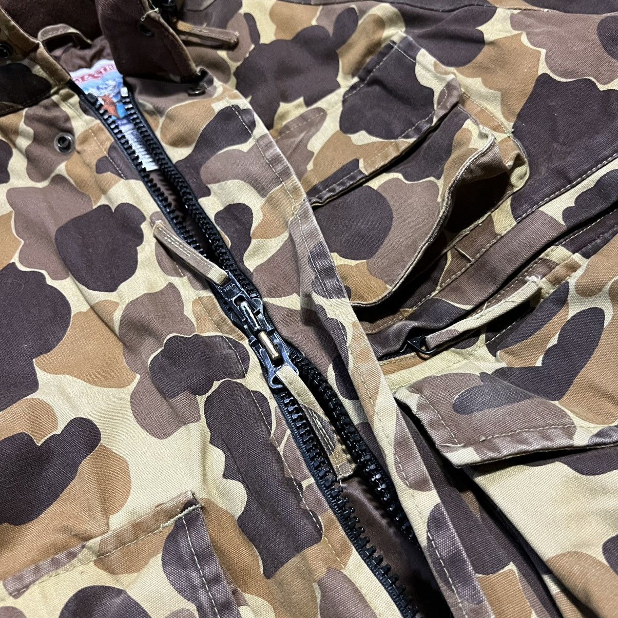 Field & Stream Vintage Field Stream Camo Jacket Cargo Utility Hunting 90s Size US S / EU 44-46 / 1 - 10 Thumbnail