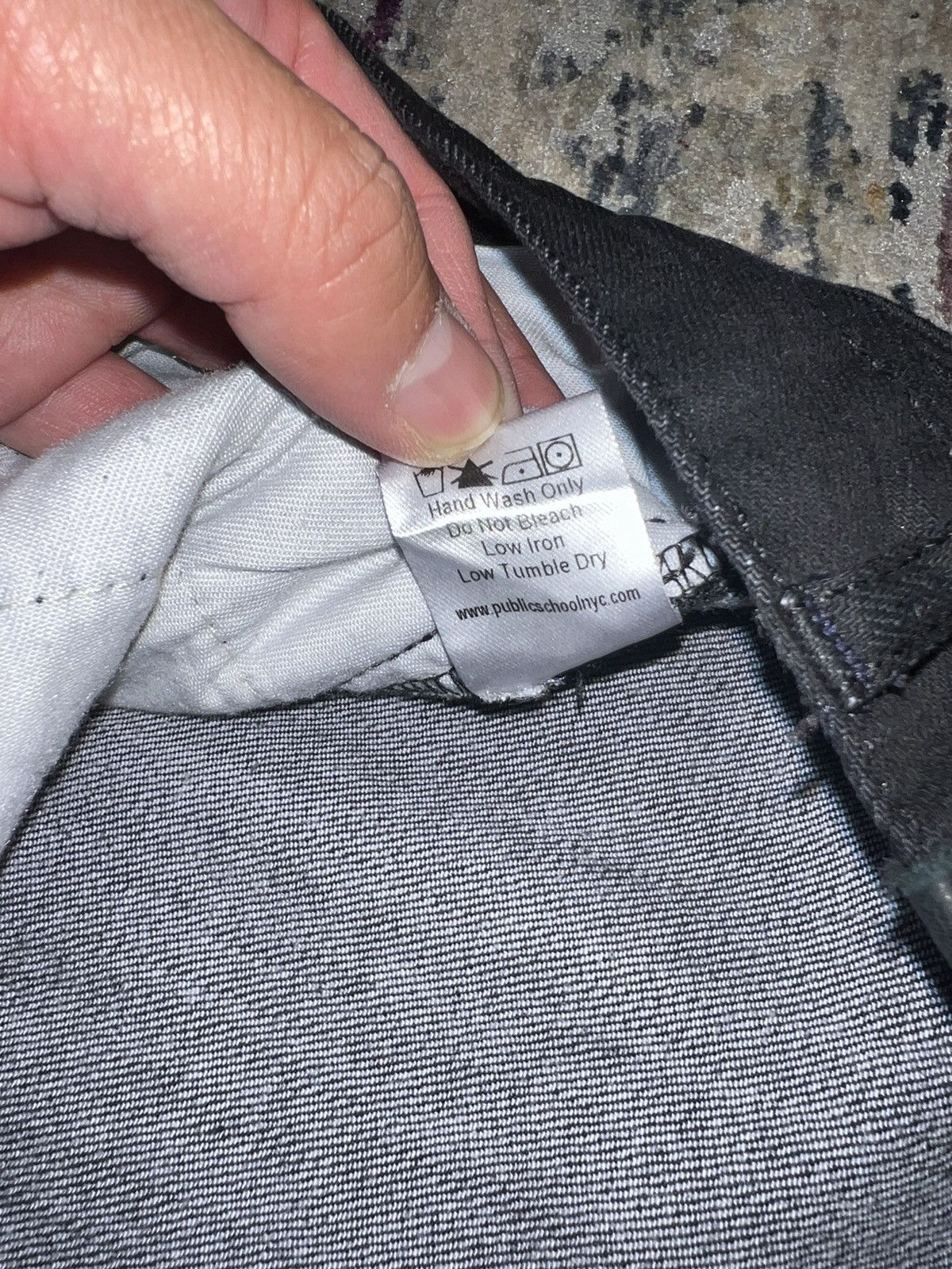 Public School Public School Black Denim Jeans Sz 36 Size US 36 / EU 52 - 4 Thumbnail