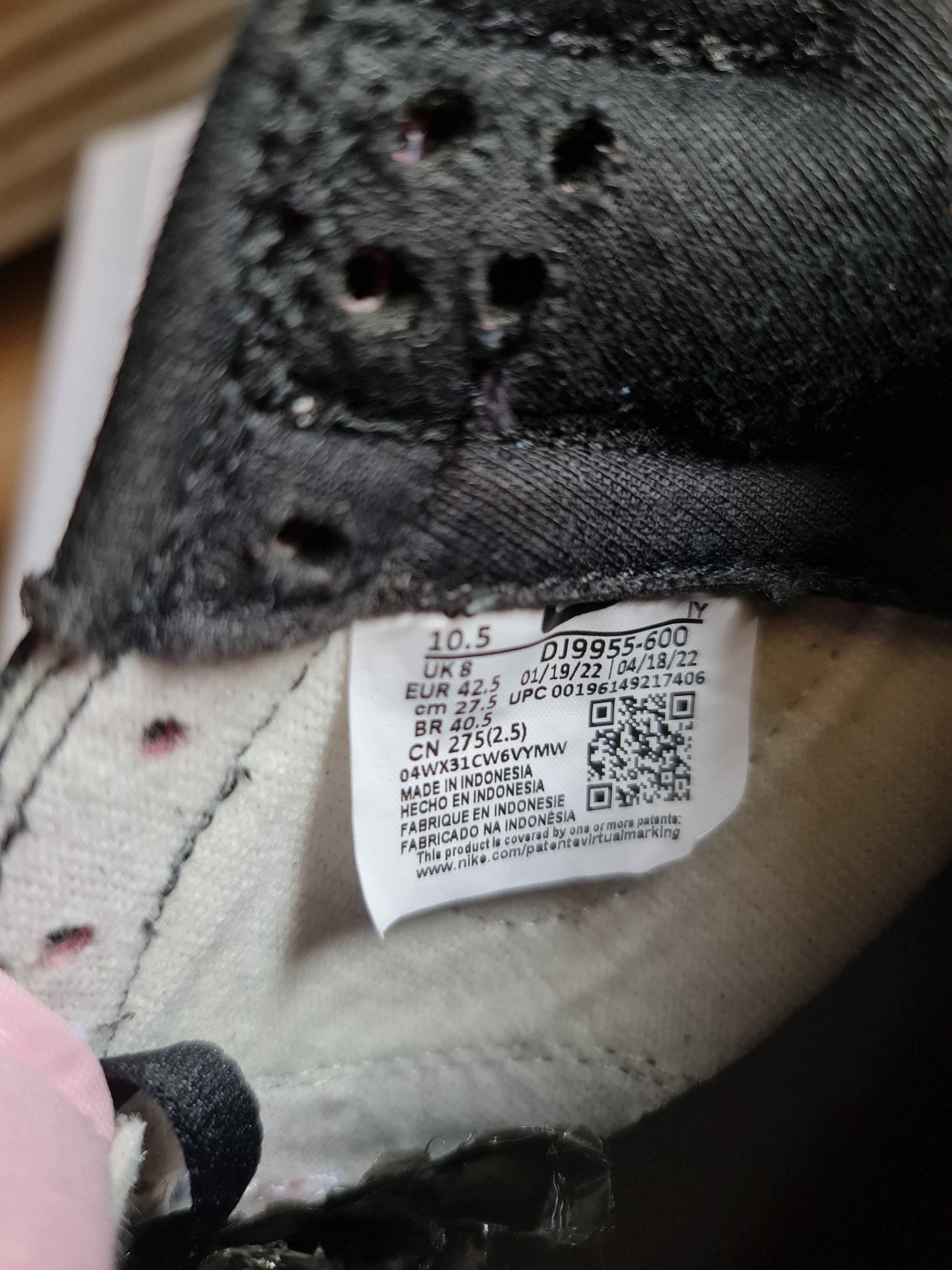 Nike Nike Dunk Low Women's Black Pink Foam DJ9955-600 Size US 10.5 / IT 40.5 - 7 Thumbnail