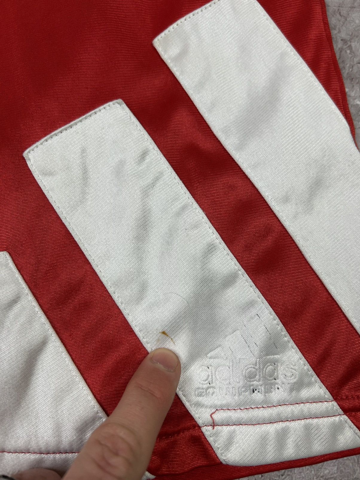 Adidas × Vintage Vintage Red ADIDAS EQUIPMENT 90s SHORTS Size US 34 / EU 50 - 4 Thumbnail