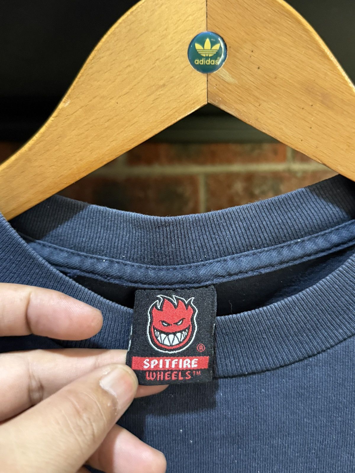 Spitfire Thrashed Vintage Spitfire Wheels Skateboard Faded Tee Size US M / EU 48-50 / 2 - 6 Thumbnail