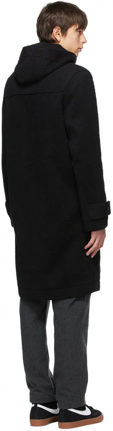 Our Legacy $875 - 50/L - Brushed Wool Coat - Black Size US L / EU 52-54 / 3 - 4 Thumbnail