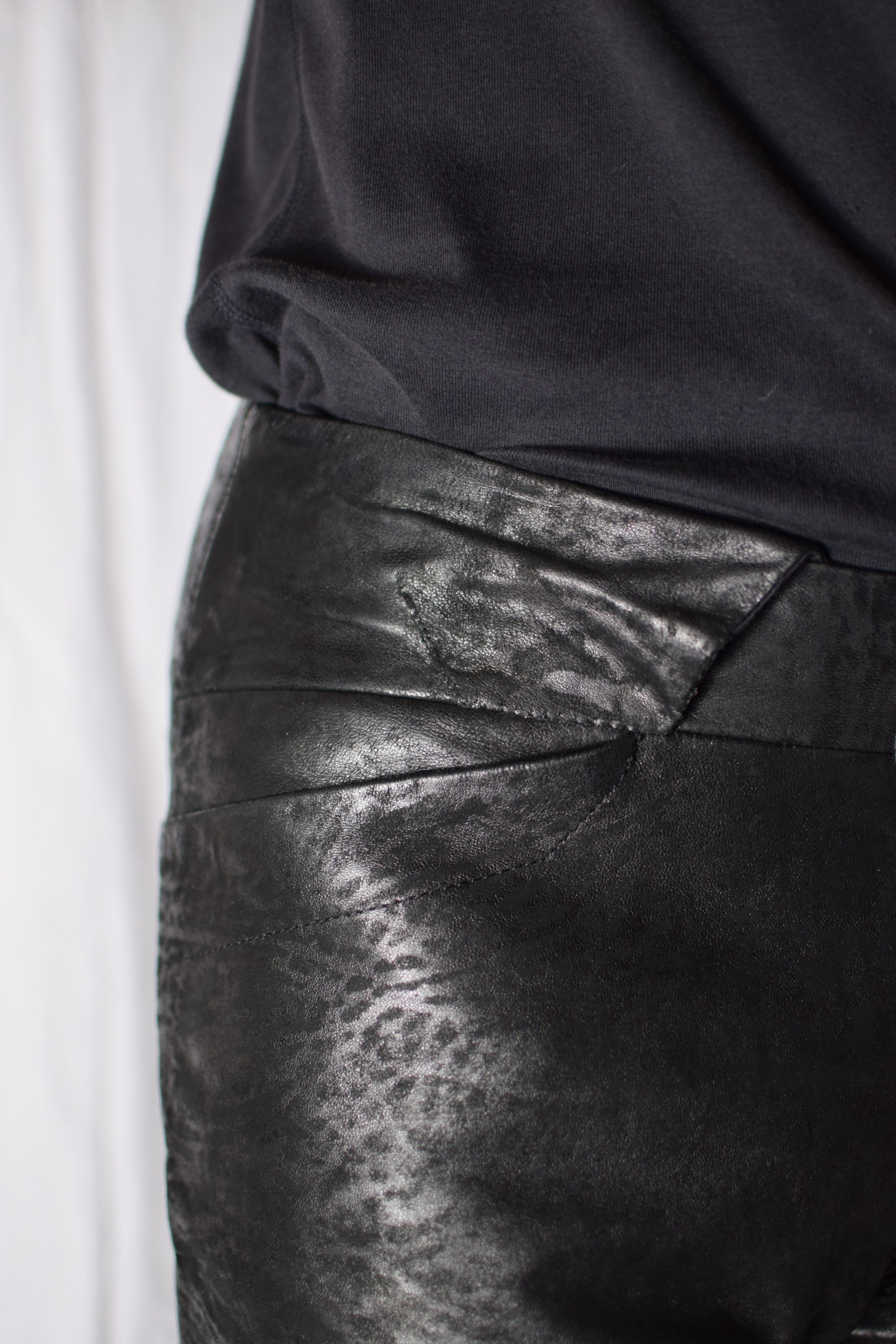 Julius Julius AW15 Sphere Leather Pants - 517PAM20 Size US 30 / EU 46 - 9 Thumbnail