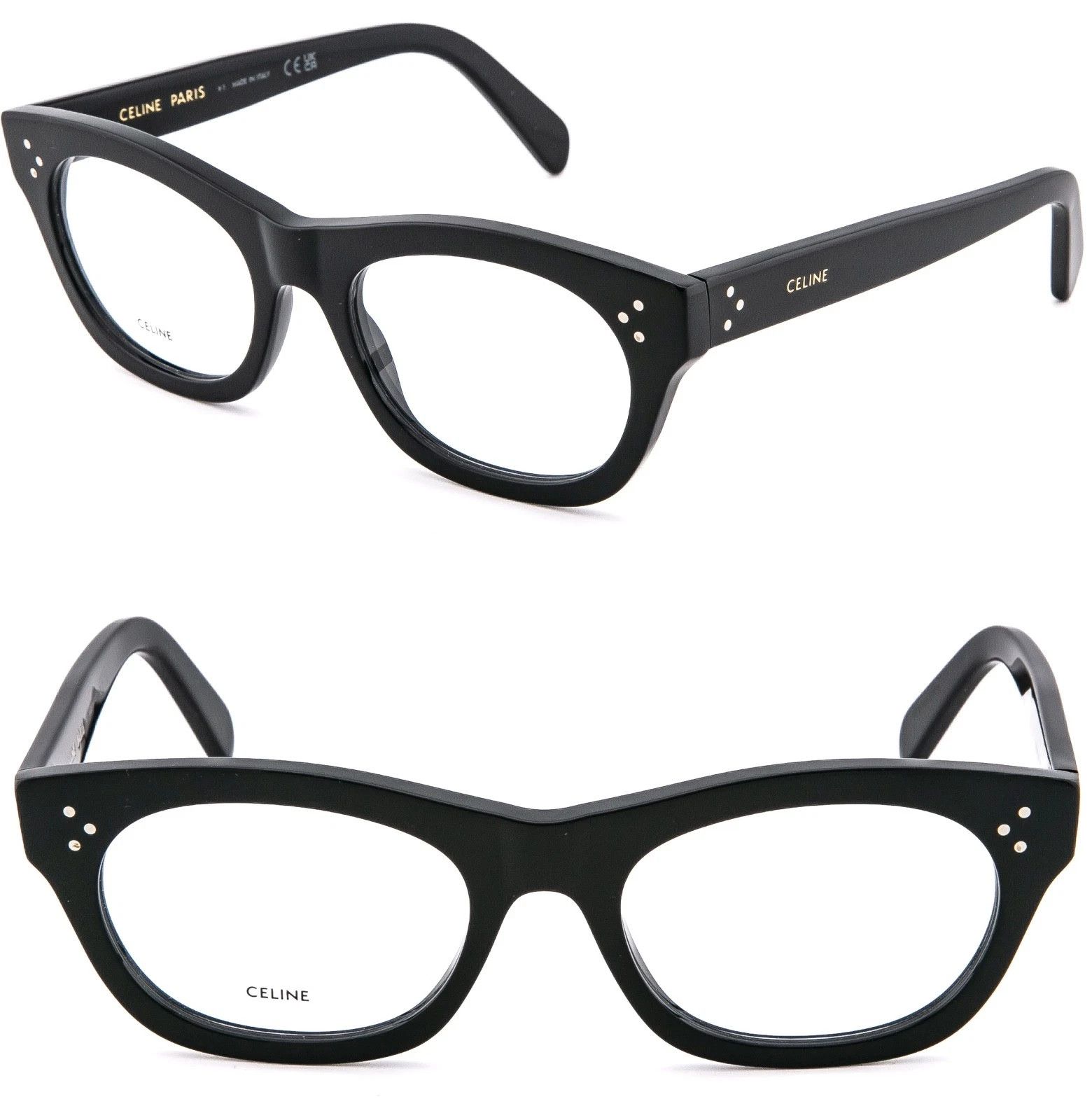 Celine CELINE 50166 BOLD 3 Dots Black Optical CL50166I 001 Size ONE SIZE - 1 Thumbnail