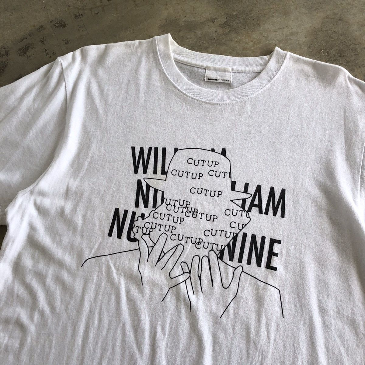 Japanese Brand × Number (N)ine NUMBER (N)INE “Cut Up” William Burroughs T-Shirt Size US L / EU 52-54 / 3 - 4 Thumbnail