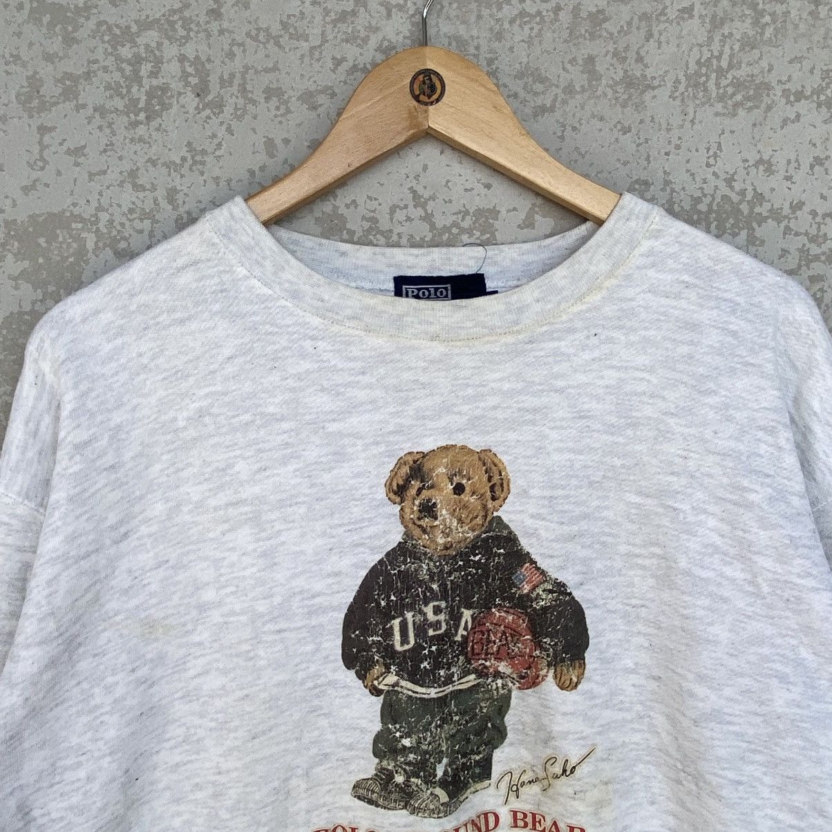 Other Vintage Polo by Polo Ground Printed Crewneck Sweatshirt Gray Size M / US 6-8 / IT 42-44 - 4 Thumbnail