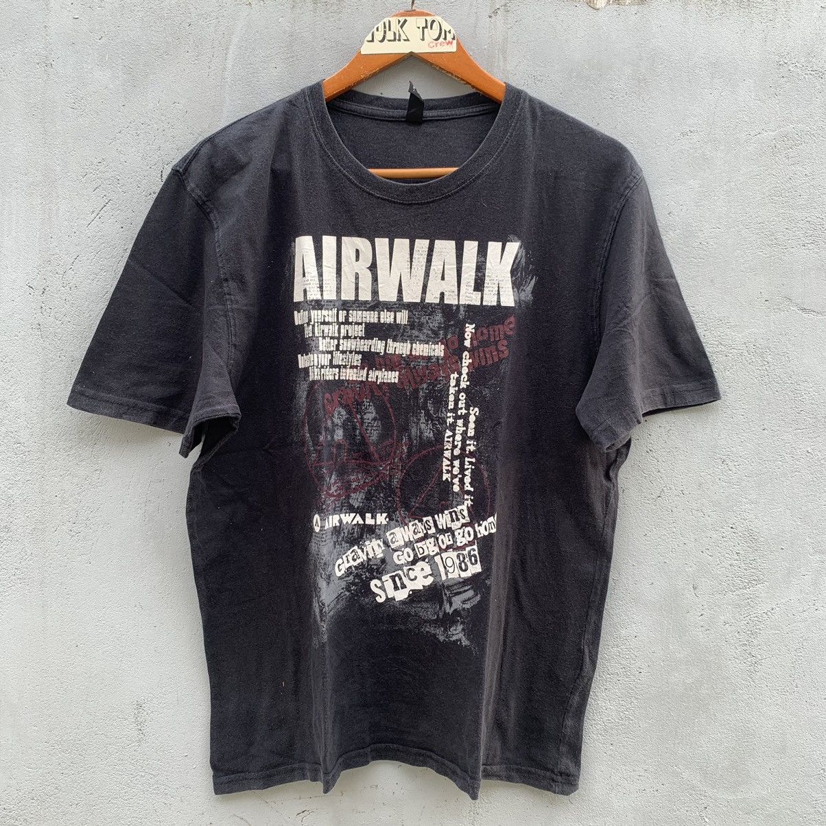 Airwalk Airwalk Spell Out Streetwear Vtg Poem Punk Japanesse Brand Size US XL / EU 56 / 4 - 1 Thumbnail
