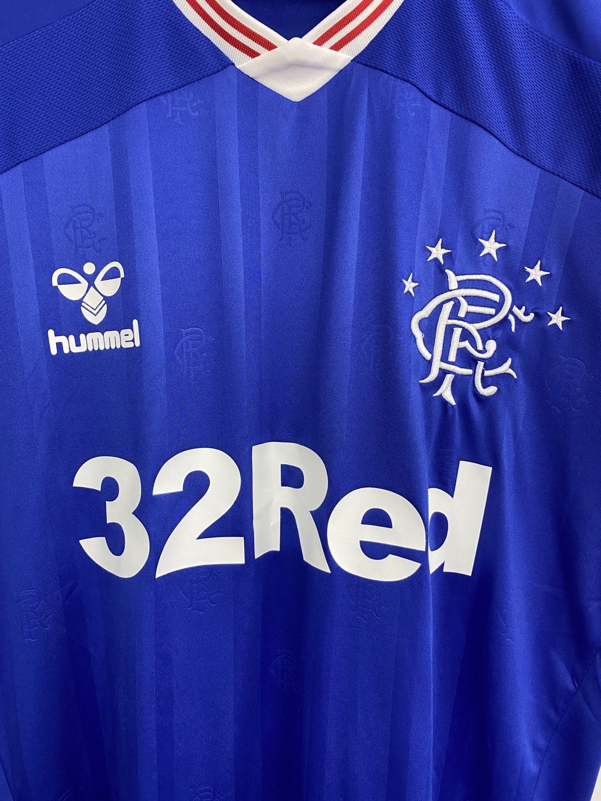 Hummel 🏴󠁧󠁢󠁳󠁣󠁴󠁿 Y2K Hummel Glasgow Rangers Home Jersey Blokecore Rare Hype Size US M / EU 48-50 / 2 - 4 Thumbnail