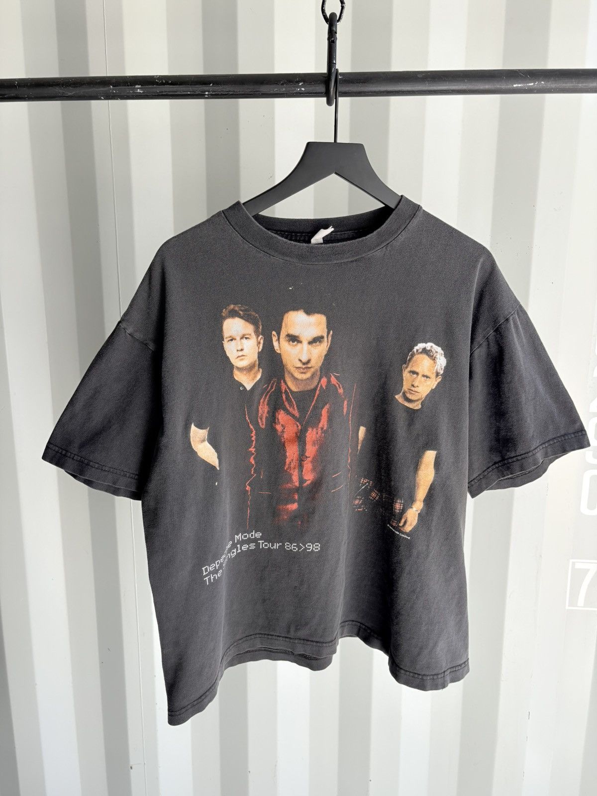 Depeche Mode Shirt Thrashed Faded Shirt Grunge Band