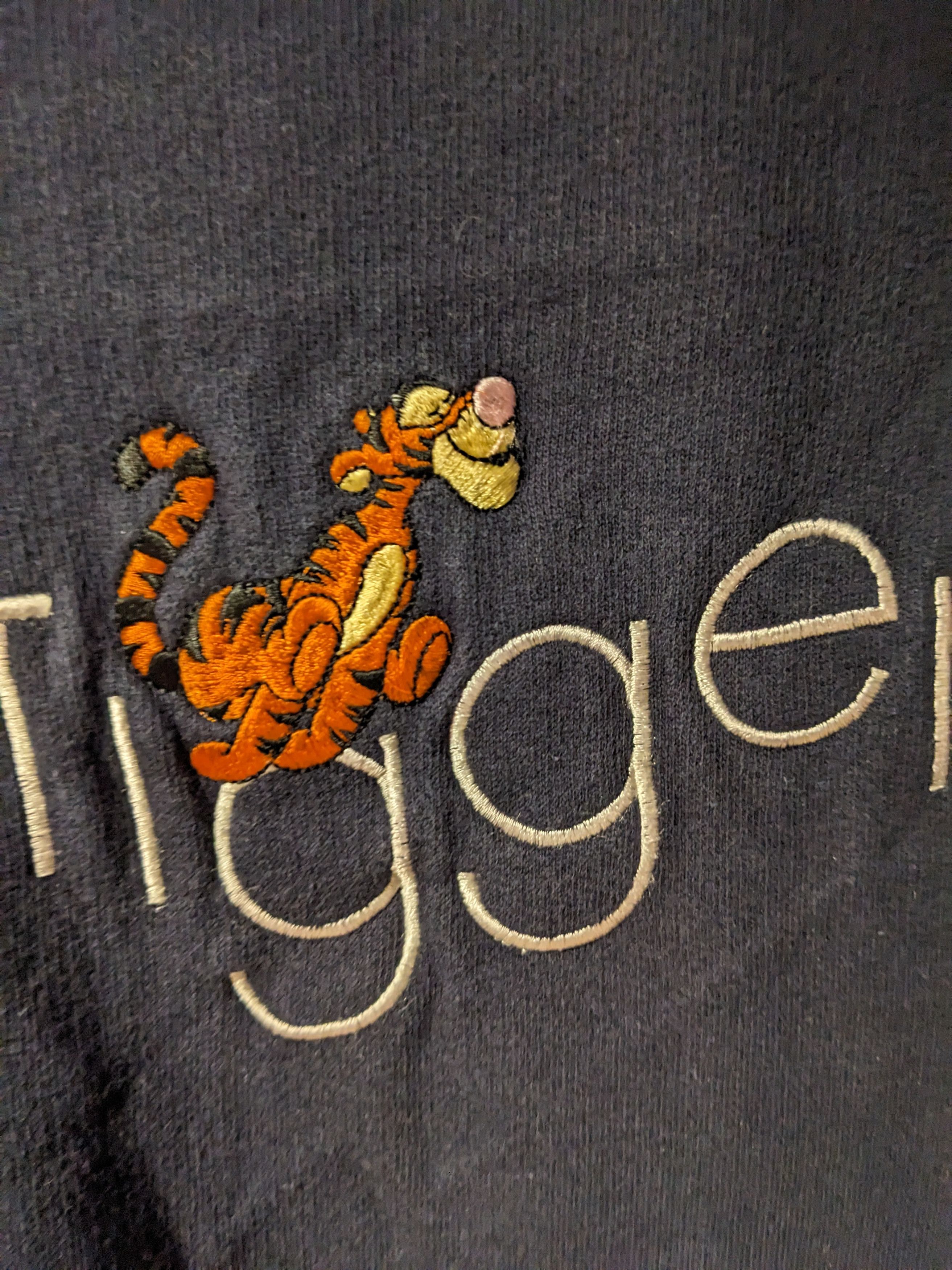 Disney × Vintage Vintage 90s Winnie the Pooh Tigger Disney Large Sweatshirt Size L / US 10 / IT 46 - 2 Thumbnail