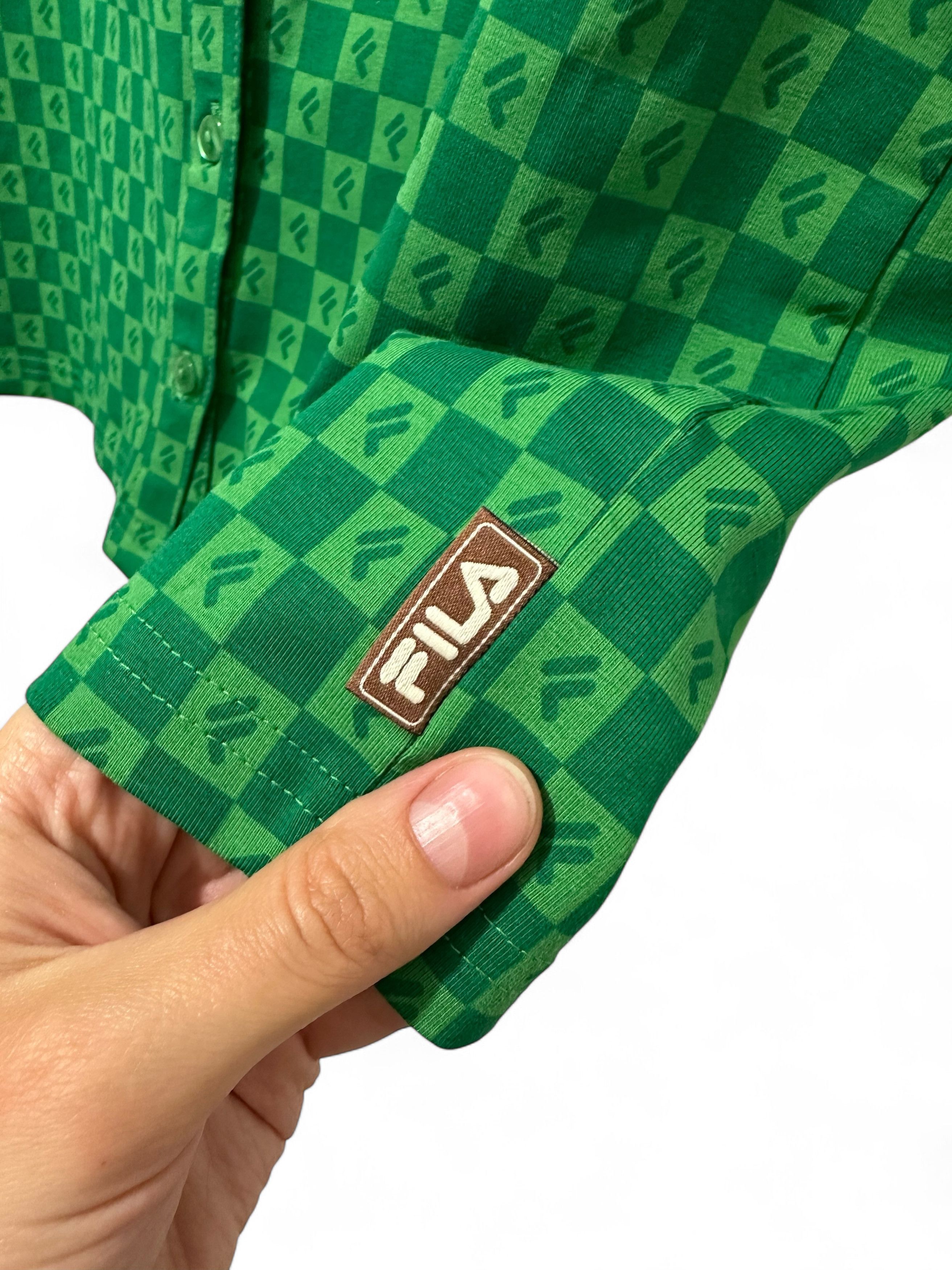 Fila Fila retro mini dress in green (L) Size L / US 10 / IT 46 - 8 Thumbnail