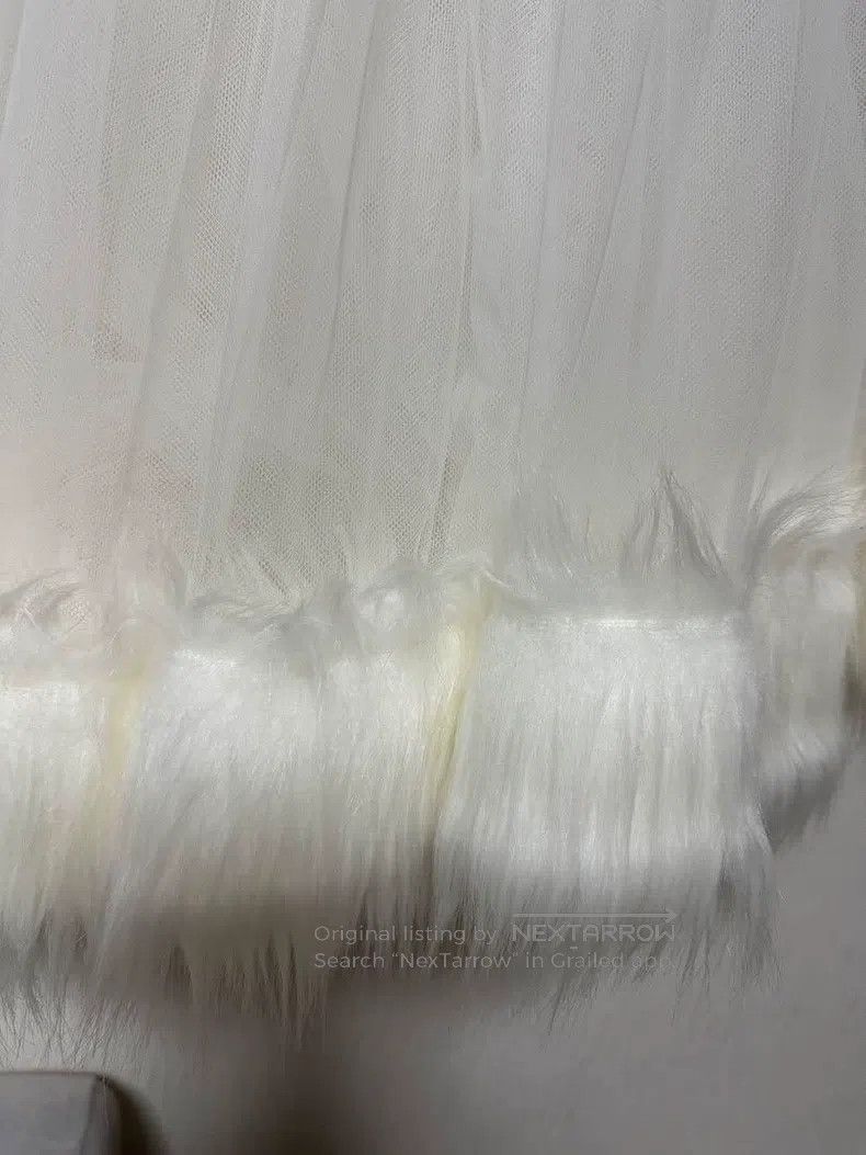 Comme des Garcons Comme Des Garcons size S White Vintage Mesh Skirt Size 22" - 3 Thumbnail
