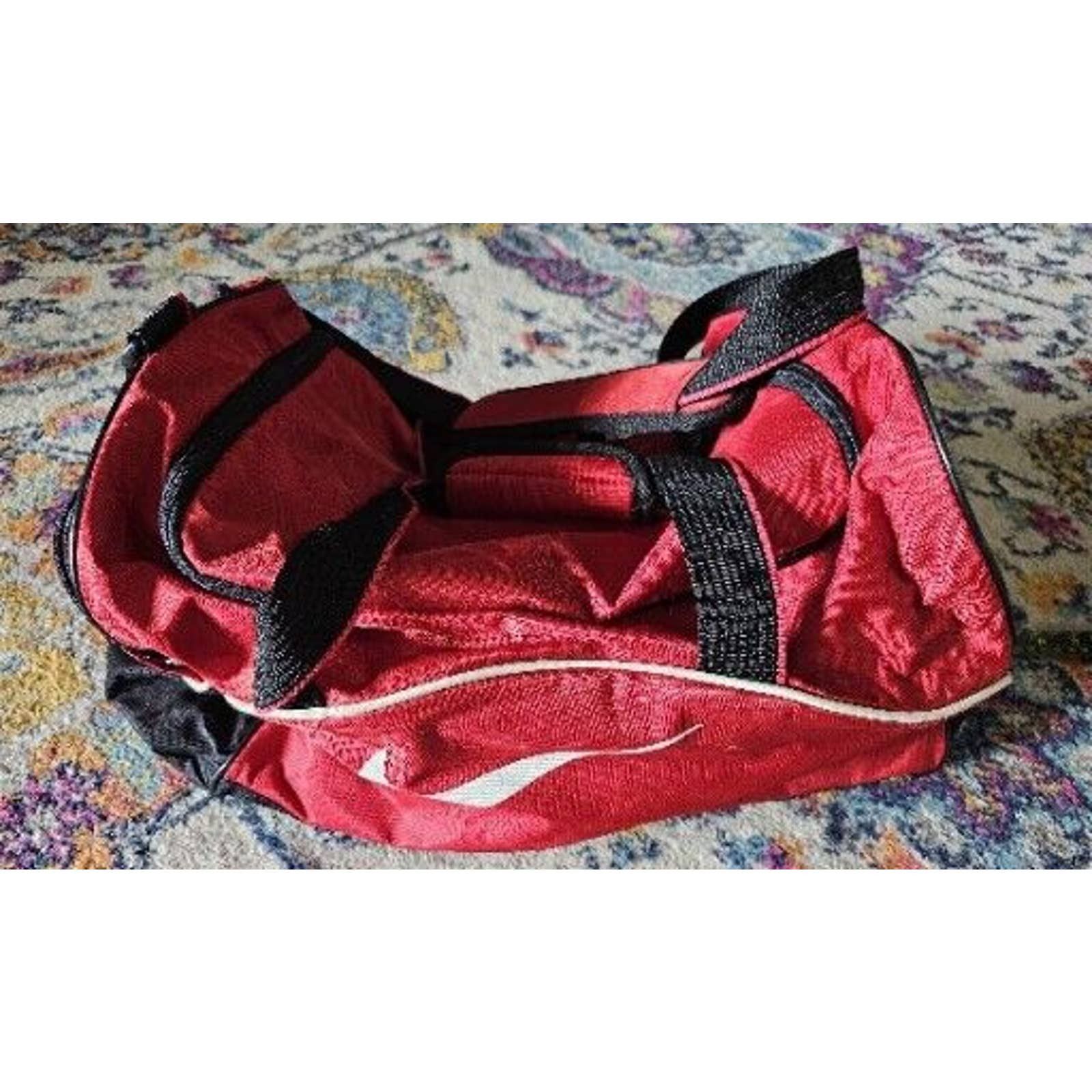 Nike Swoosh NIKE Duffle Gym Bag Red Adjustable Straps Handles Grailed