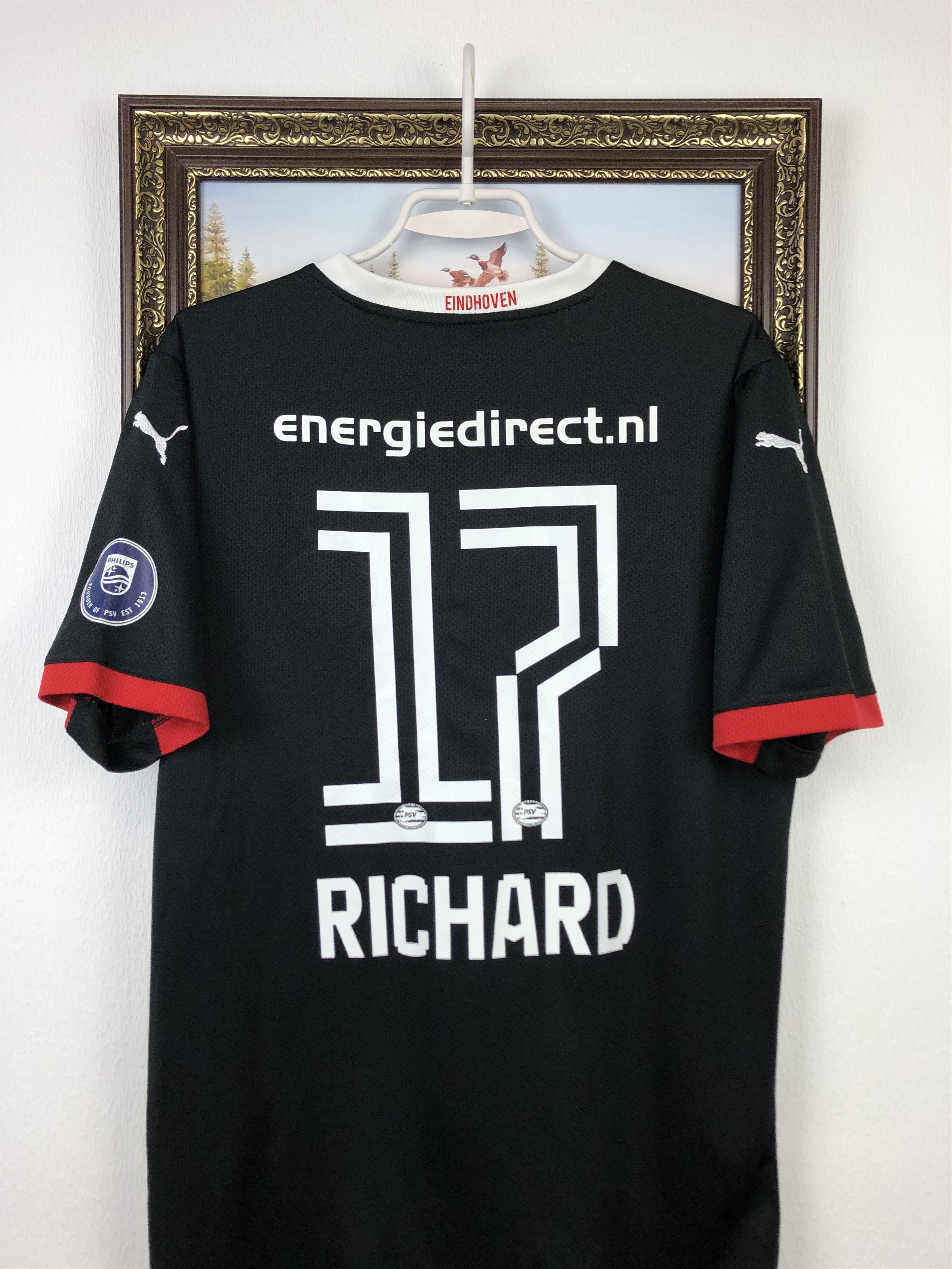 Puma PSV Eindhoven football shirt 2020 Soccer #17 Richard Jersey Size US L / EU 52-54 / 3 - 2 Thumbnail