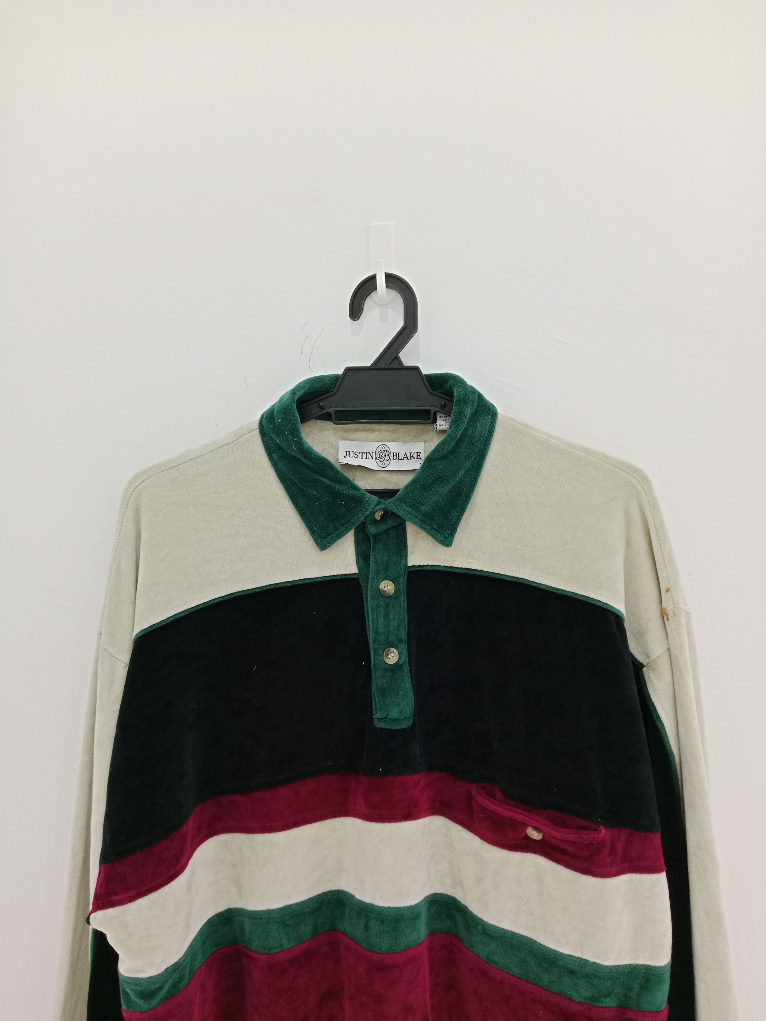 Vintage Vintage 80s Justin Blake Jumper Pullover Nice Colour Size US L / EU 52-54 / 3 - 4 Thumbnail