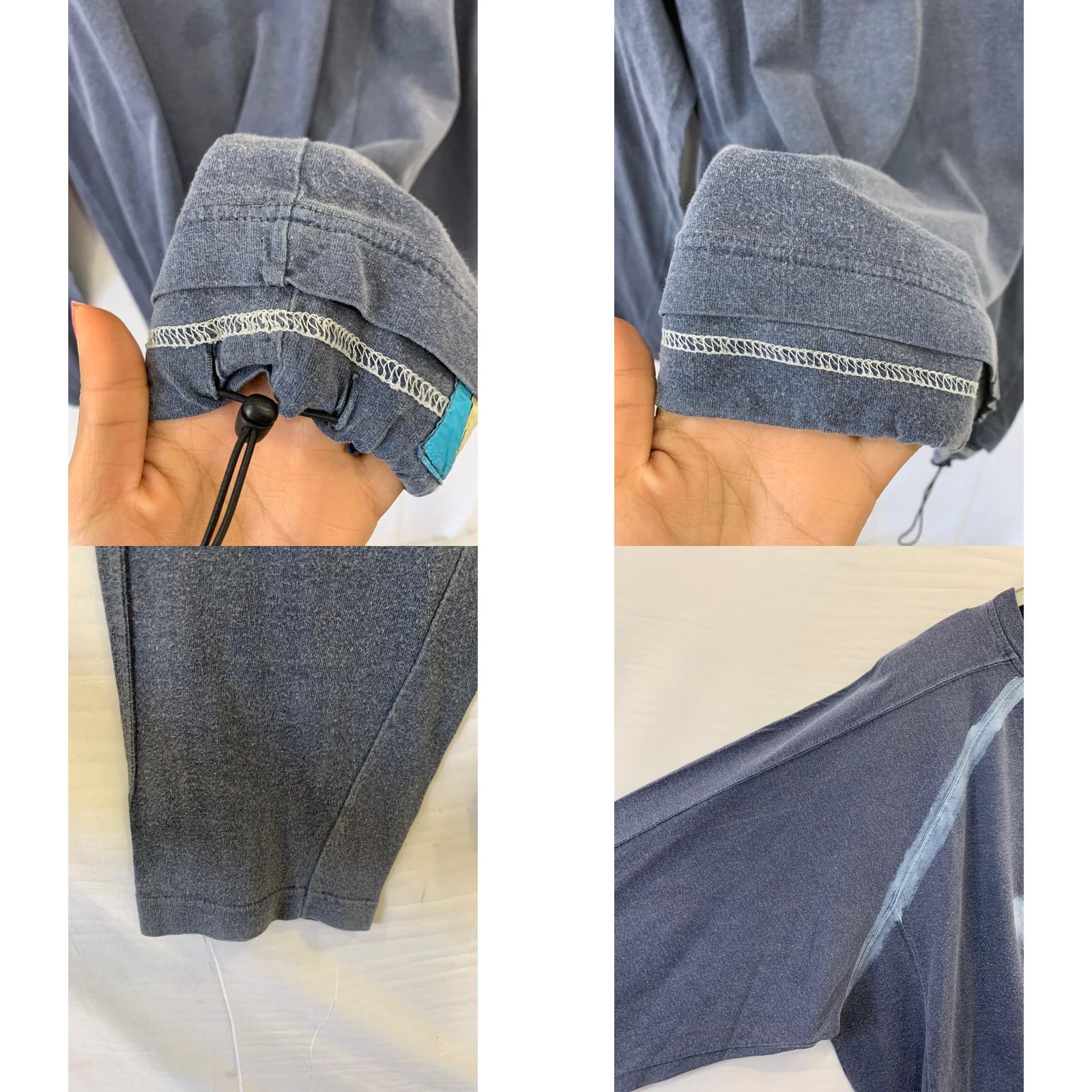 Vintage Vtg Hell Is For Heroes Sestriere Long Sleeve Shirt Italy Riccardo Fiume XL Blue Mens T-Shirt 90s Event Size US XL / EU 56 / 4 - 8 Thumbnail