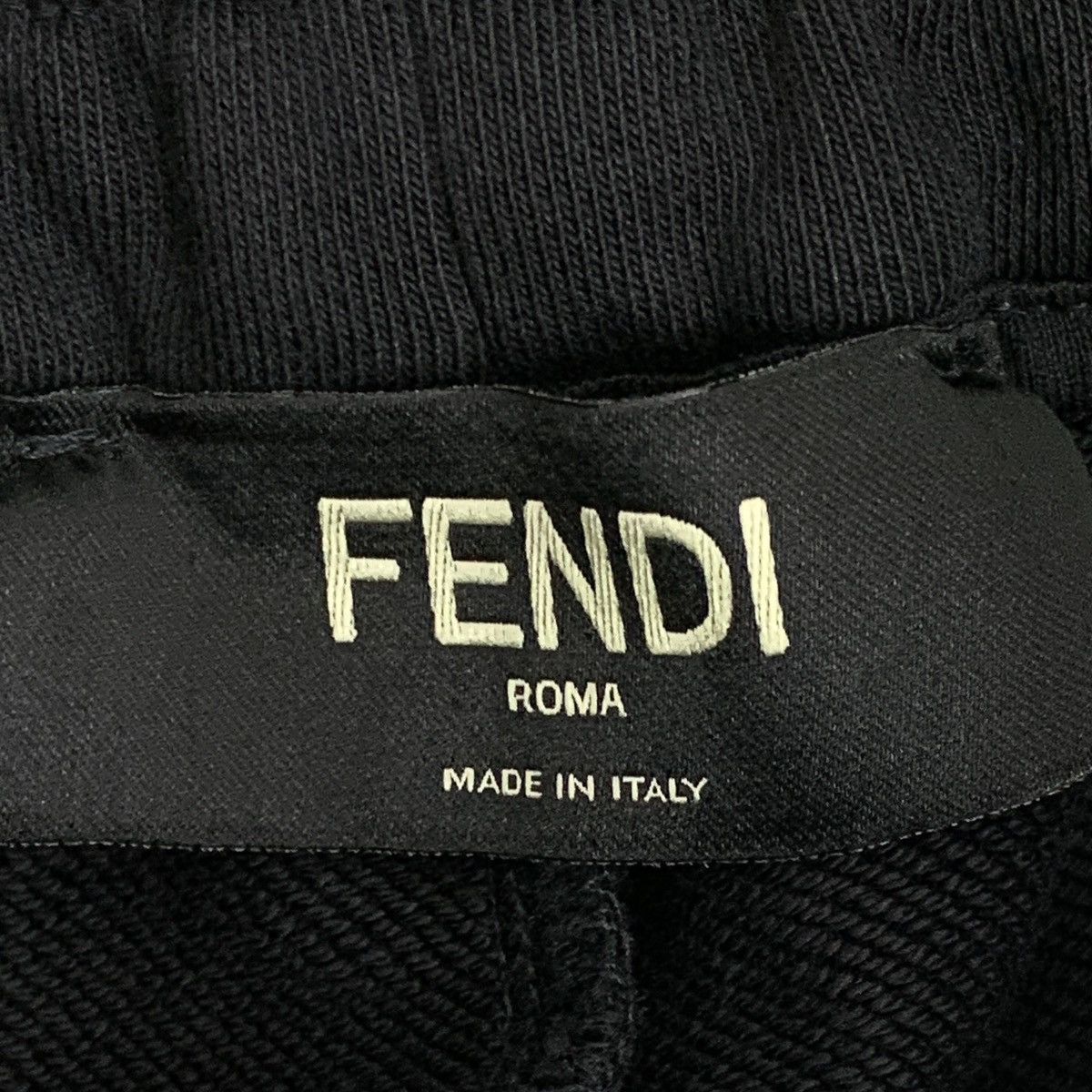 Fendi Fendi Black Logo Letter Spliced Casual Shorts K26WX Size US 30 / EU 46 - 5 Thumbnail