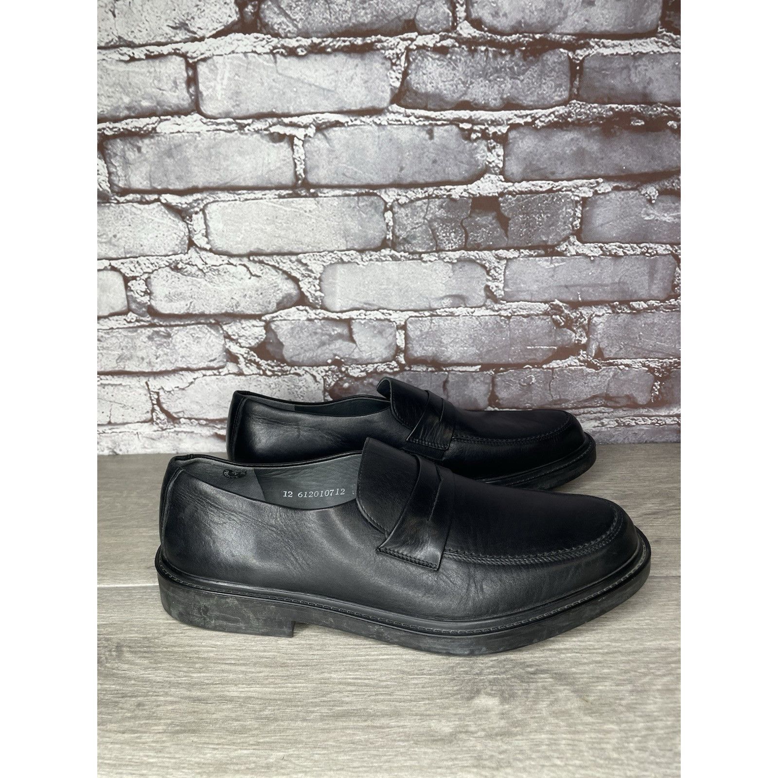 Mephisto Mephisto Black Leather Penny Loafers Slip on Comfort Shoes M Size US 11.5 / EU 44-45 - 16 Thumbnail