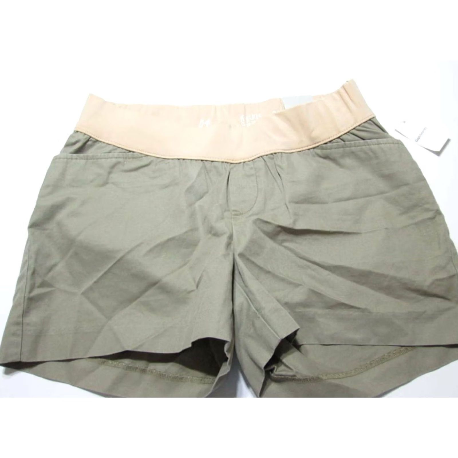 Gap Gap Maternity Shorts Gray Pull On Casual Womens Size 4 NWT Mom style Spring Summer Size 27" / US 4 / IT 40 - 2 Thumbnail