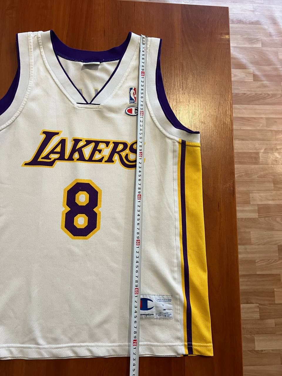 NBA VINTAGE LOS ANGELES LAKERS #8 BRYANT BASKETBALL JERSEY SZ L Size US L / EU 52-54 / 3 - 19 Thumbnail