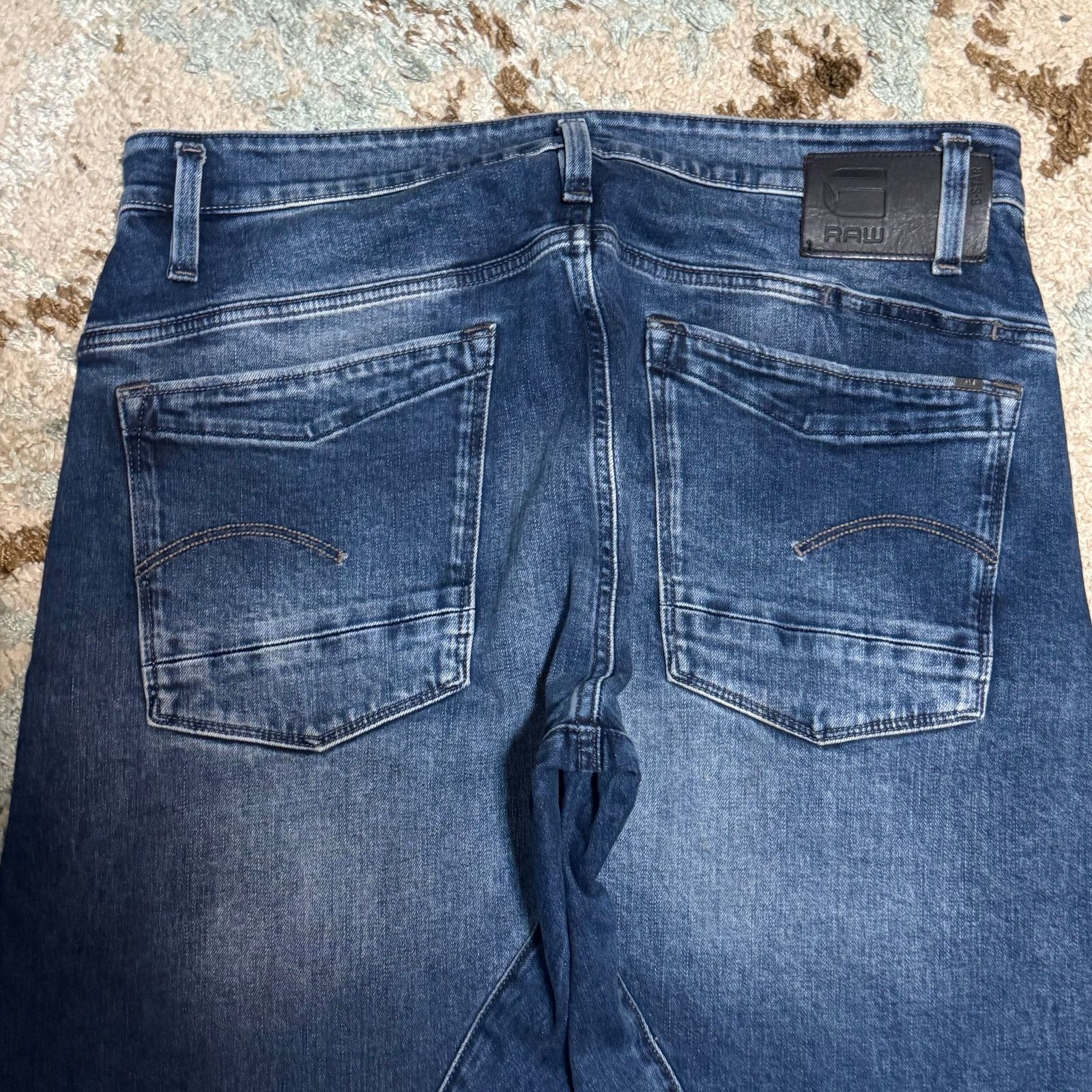 G-Star G Star Raw Scutar 3D Slim Tapered Jeans 34x32 Streetwear Size US 34 / EU 50 - 3 Thumbnail