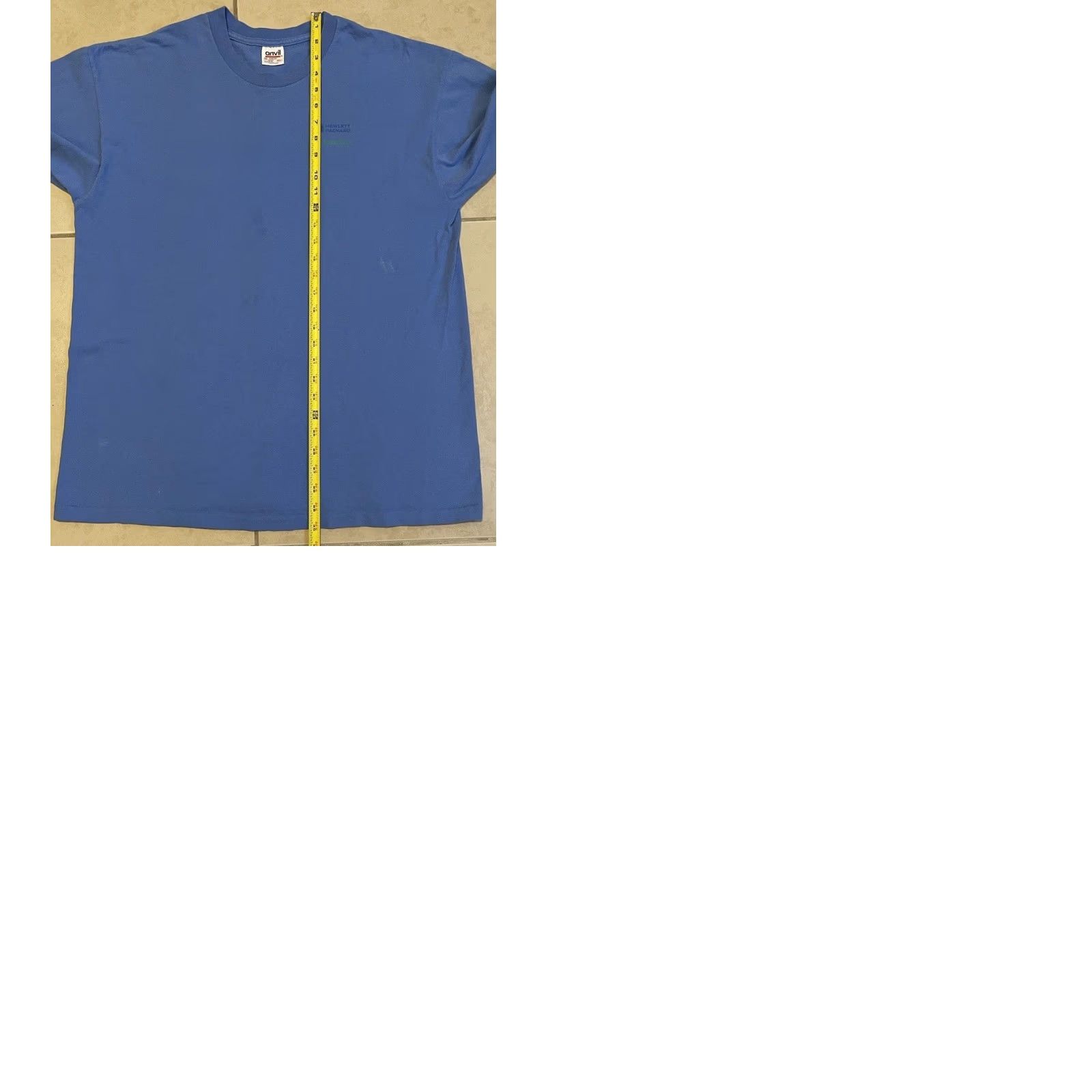 Apple VINTAGE HP Corvallis 90s Shirt XL Blue Cotton Single Stitch Mens T-Shirt Size US XL / EU 56 / 4 - 9 Thumbnail