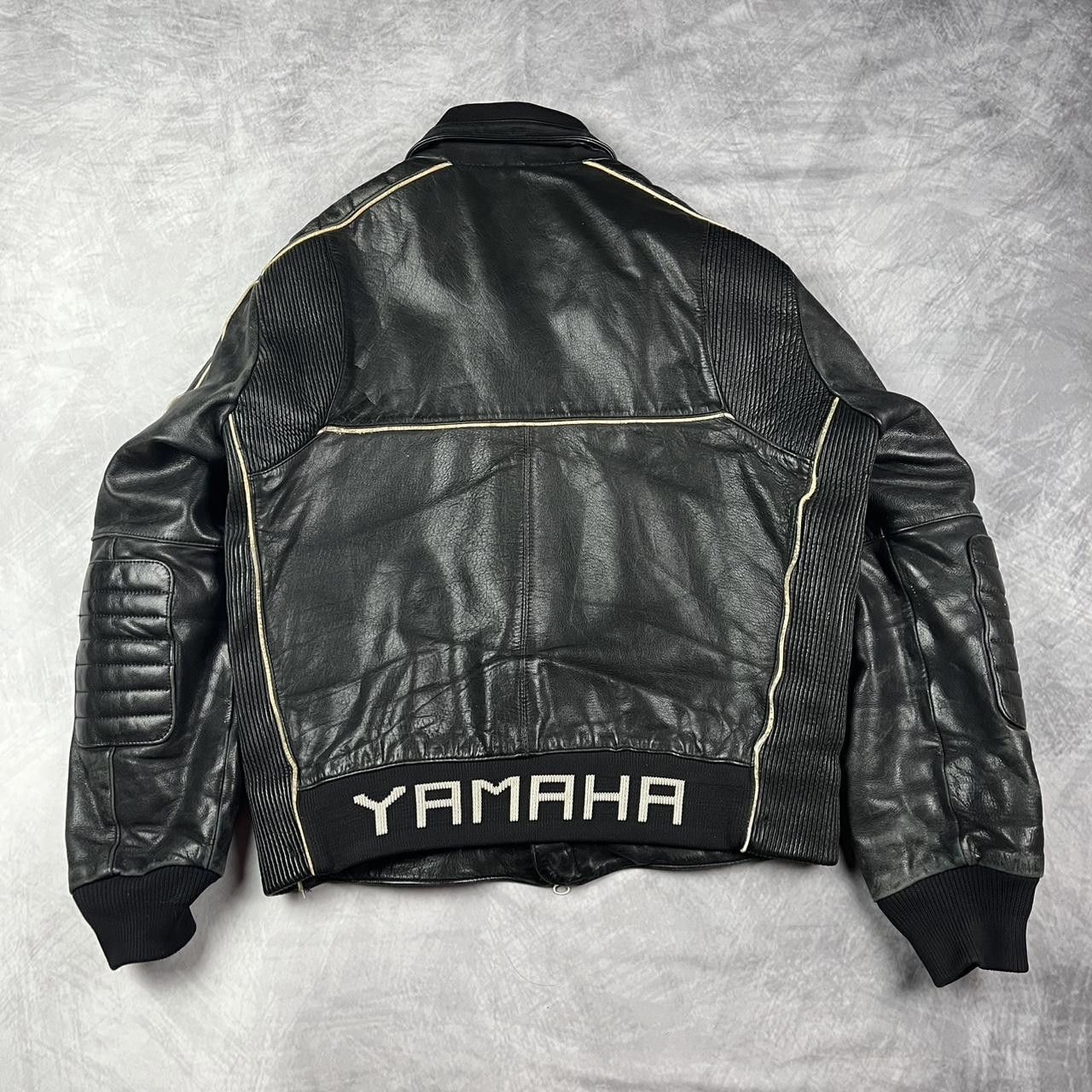 Yamaha Yamaha biker leather jacket Size US L / EU 52-54 / 3 - 2 Thumbnail