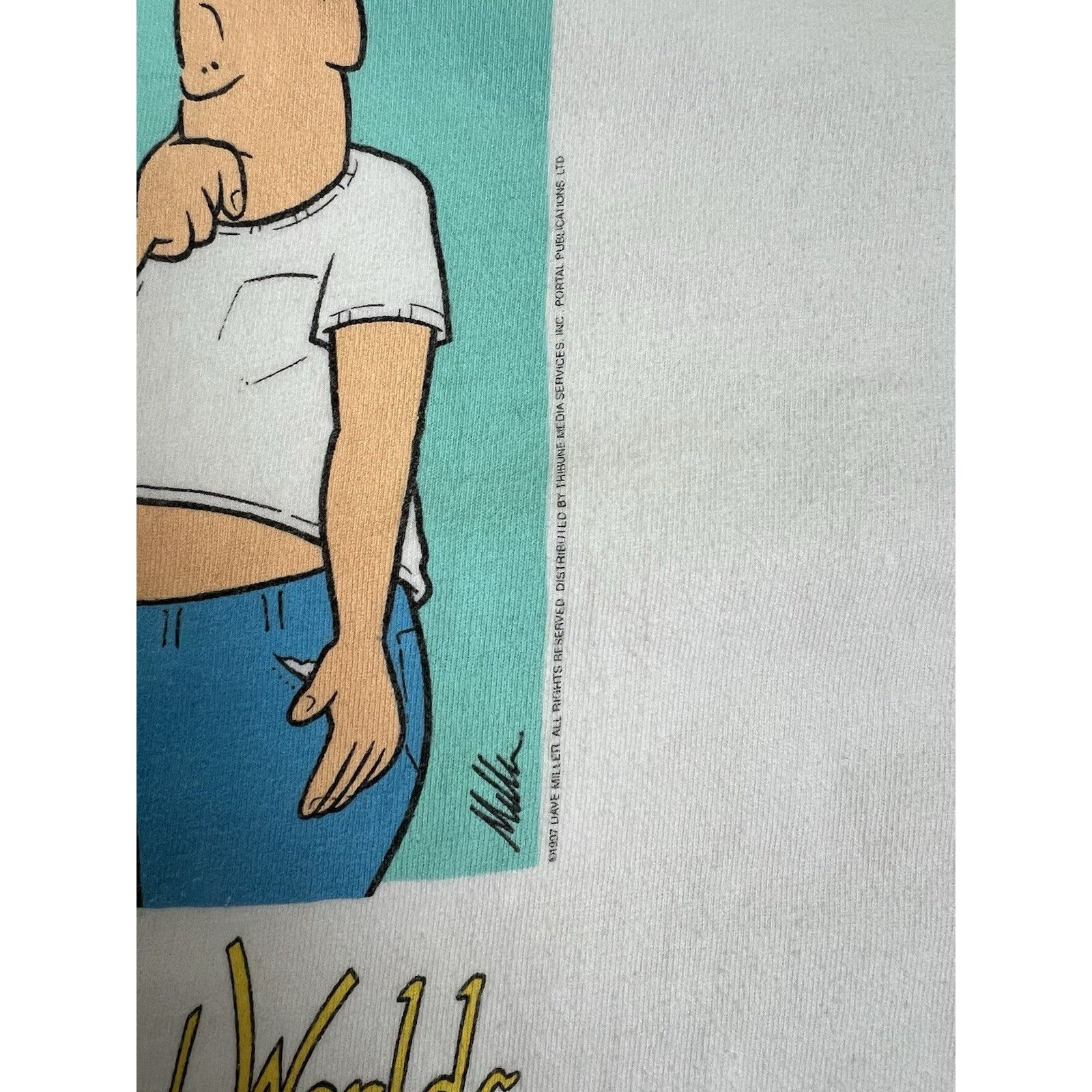 Hanes Vintage Dave Miller Comic T-Shirt XL “Same Planet Different Size US XL / EU 56 / 4 - 3 Thumbnail