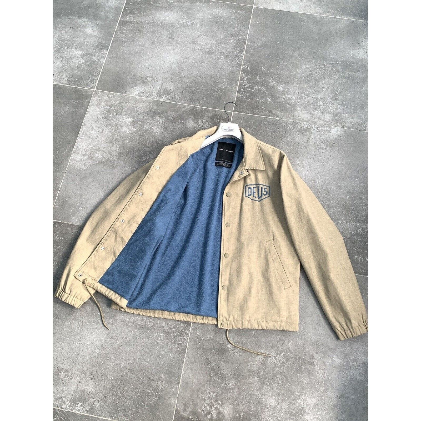 Deus Ex Machina Men's DEUS EX MACHINA Chore Coach Biker Jacket Coat L EU 52 Size US L / EU 52-54 / 3 - 8 Thumbnail