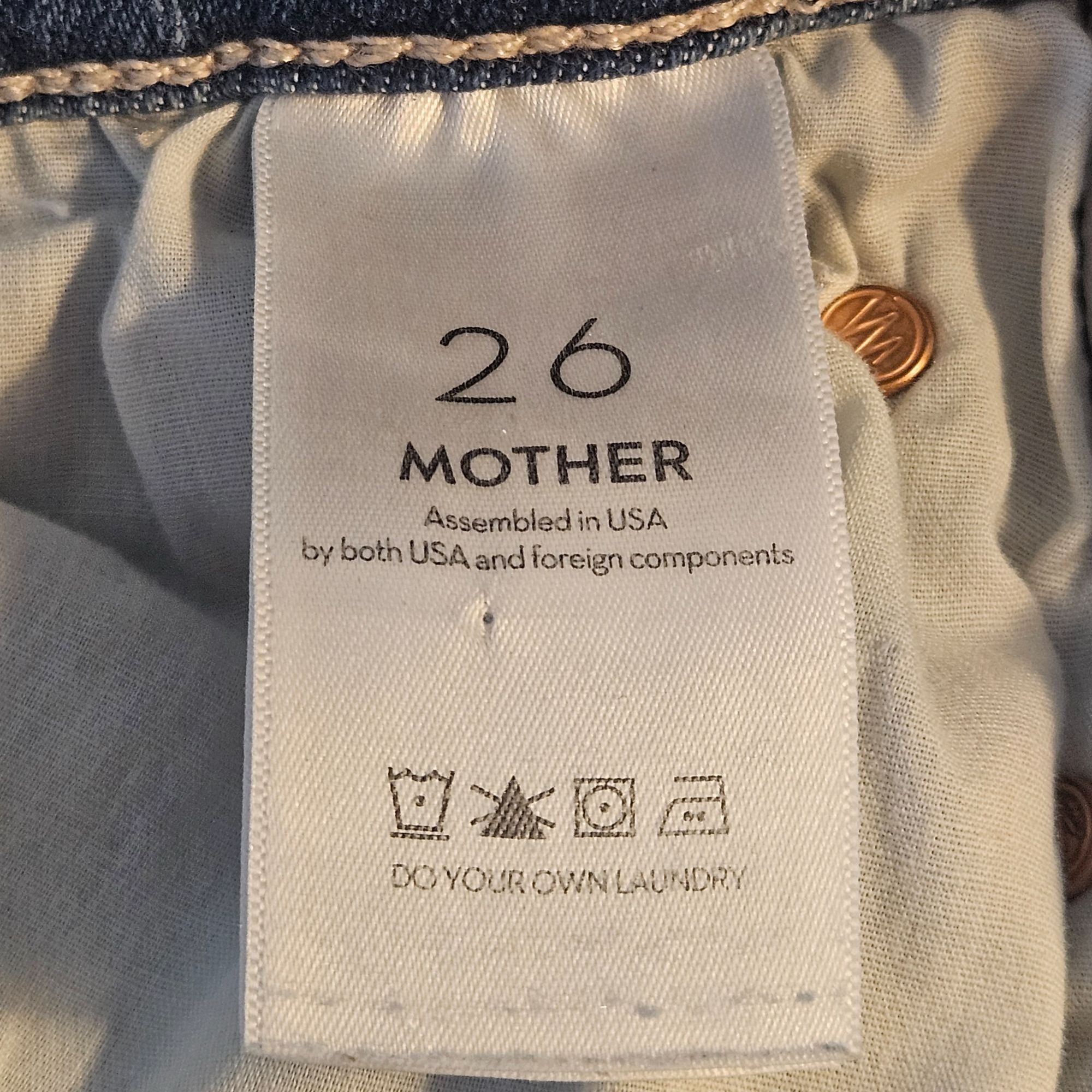 MOTHER Mother Women Mid-Rise Dazzler Ankle Fray Jeans 26 Quiet Luxu Size 26" / US 2 / IT 38 - 6 Thumbnail