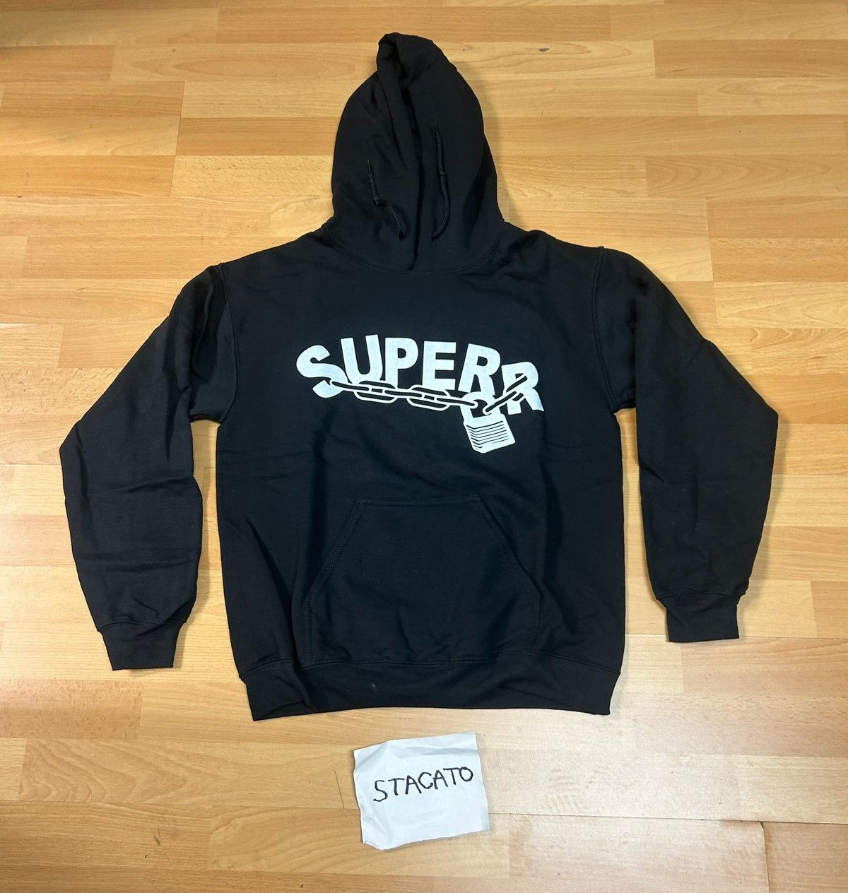 Rap Tees × Superrradical × Tyler Grosso Superrradical Tyler Grosso Chain Hoodie Black Size US S / EU 44-46 / 1 - 1 Thumbnail