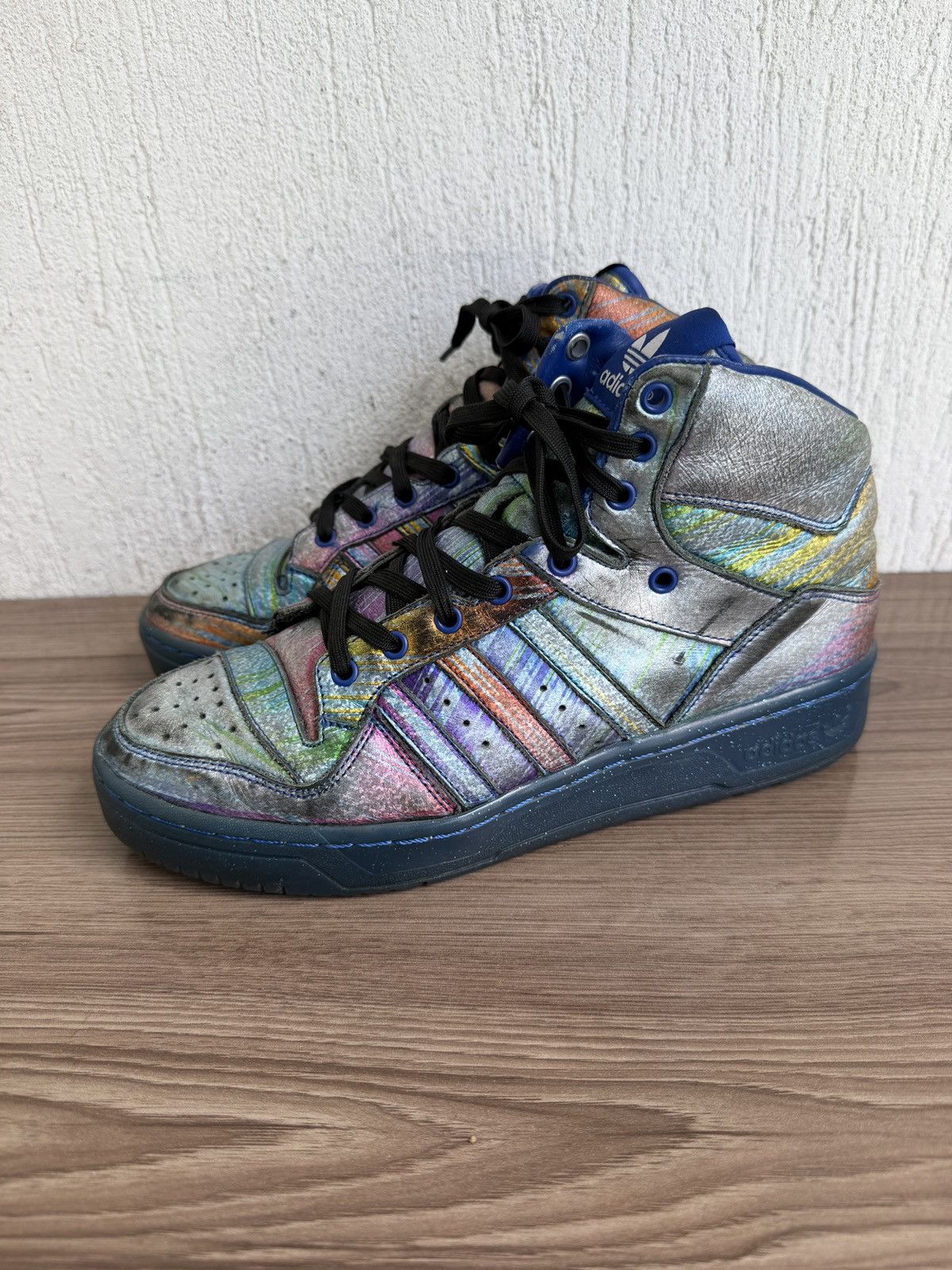 Adidas × Jeremy Scott Js wing high Sneaker Size US 9 / EU 42 - 2 Thumbnail